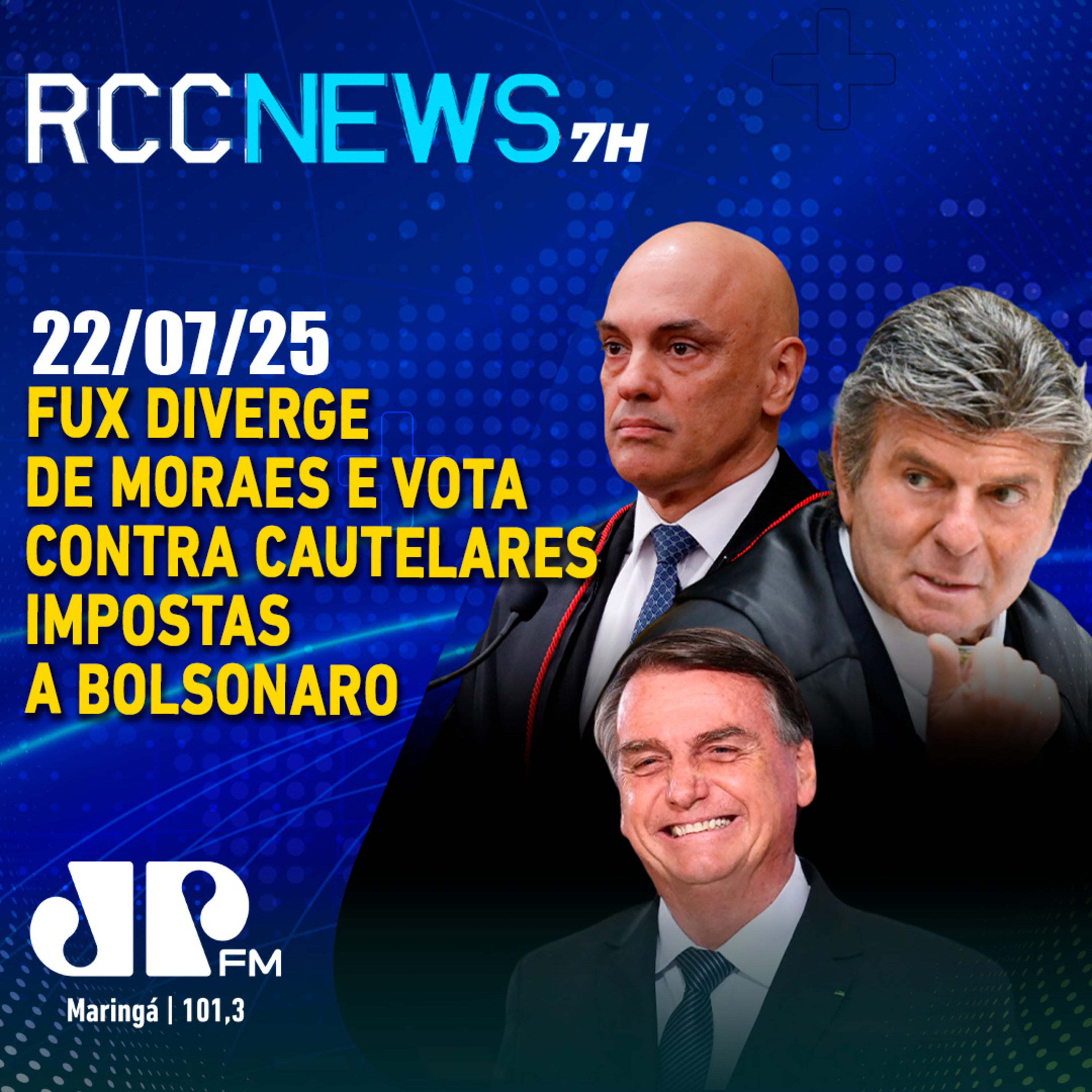 Fux vota contramedidas de Moraes contra Bolsonaro, que vai ao Congresso episode artwork