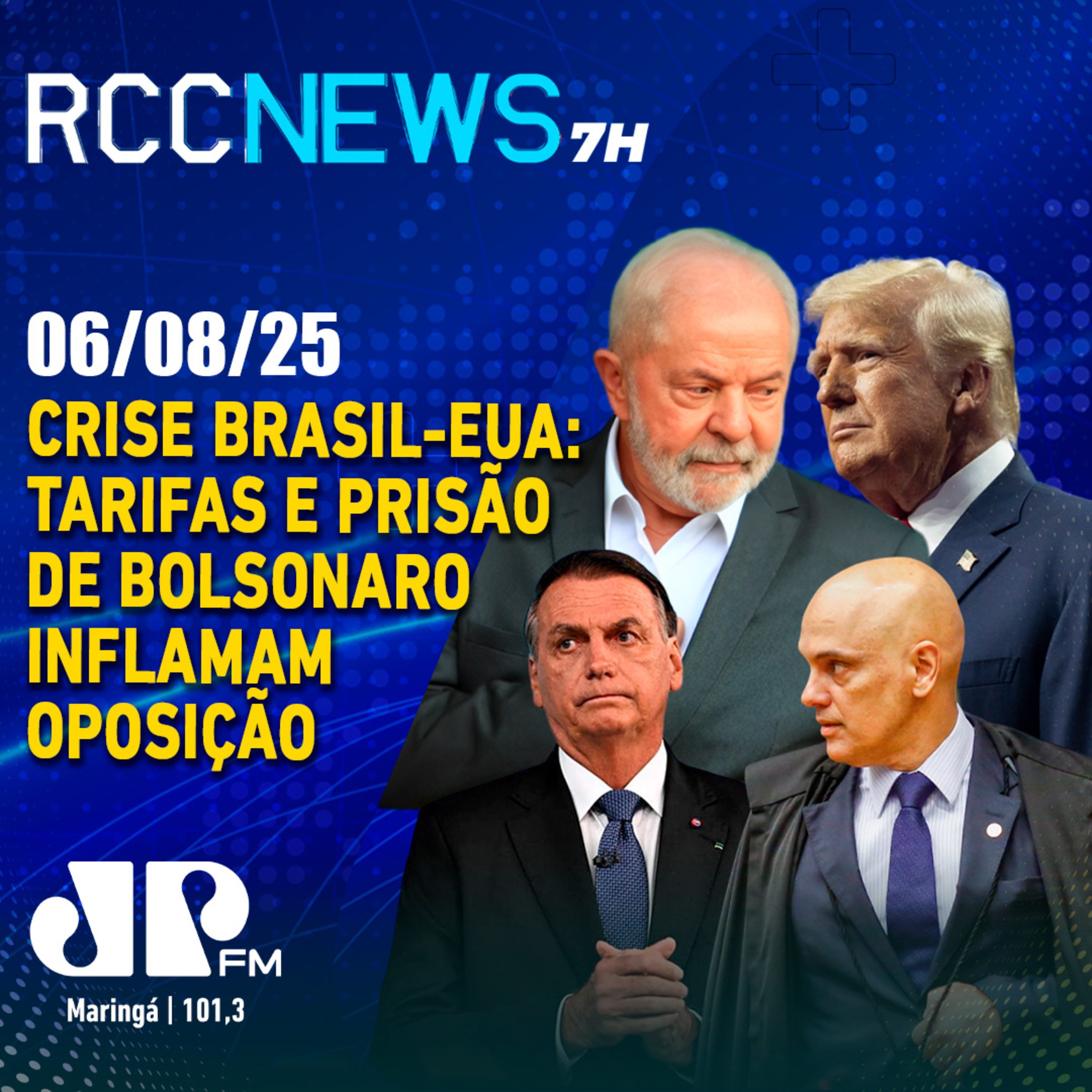 Crise Brasil-EUA: Tarifas e prisão de Bolsonaro inflamam oposição episode artwork
