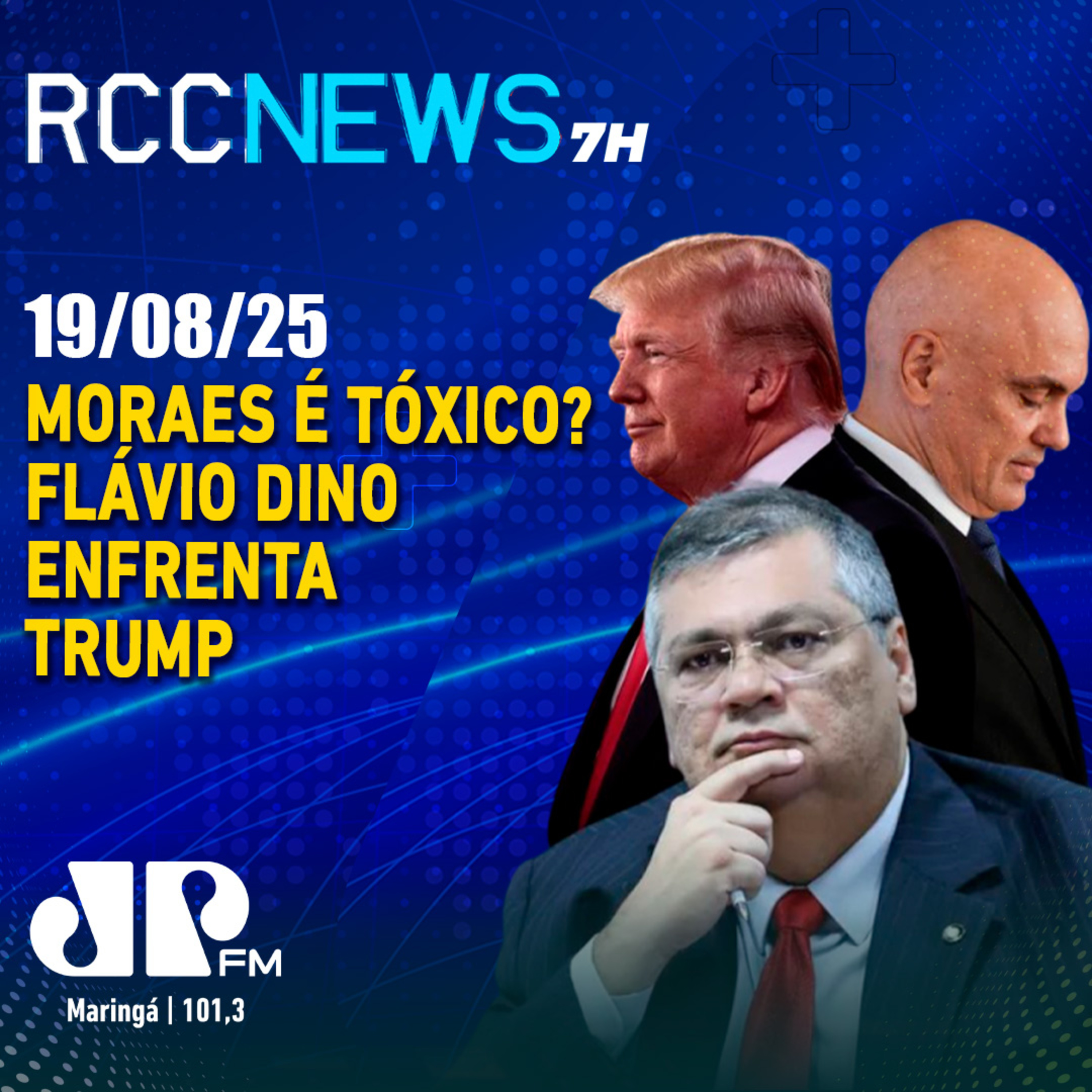 Governo Trump chama Moraes de “tóxico” e Dino desafia sanções dos EUA episode artwork