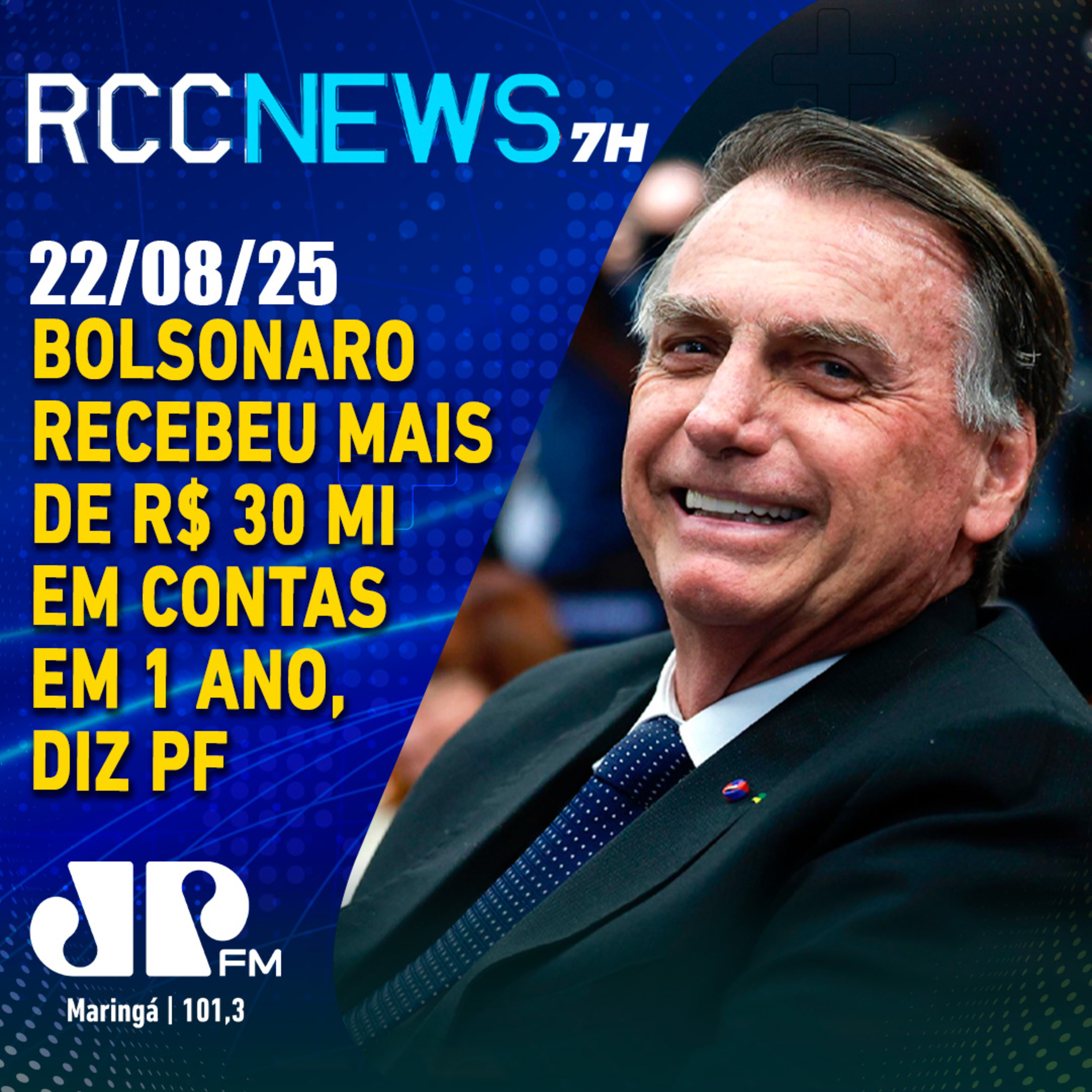 Bolsonaro recebeu mais de R$ 30 milhões em contas em 1 ano, diz PF episode artwork