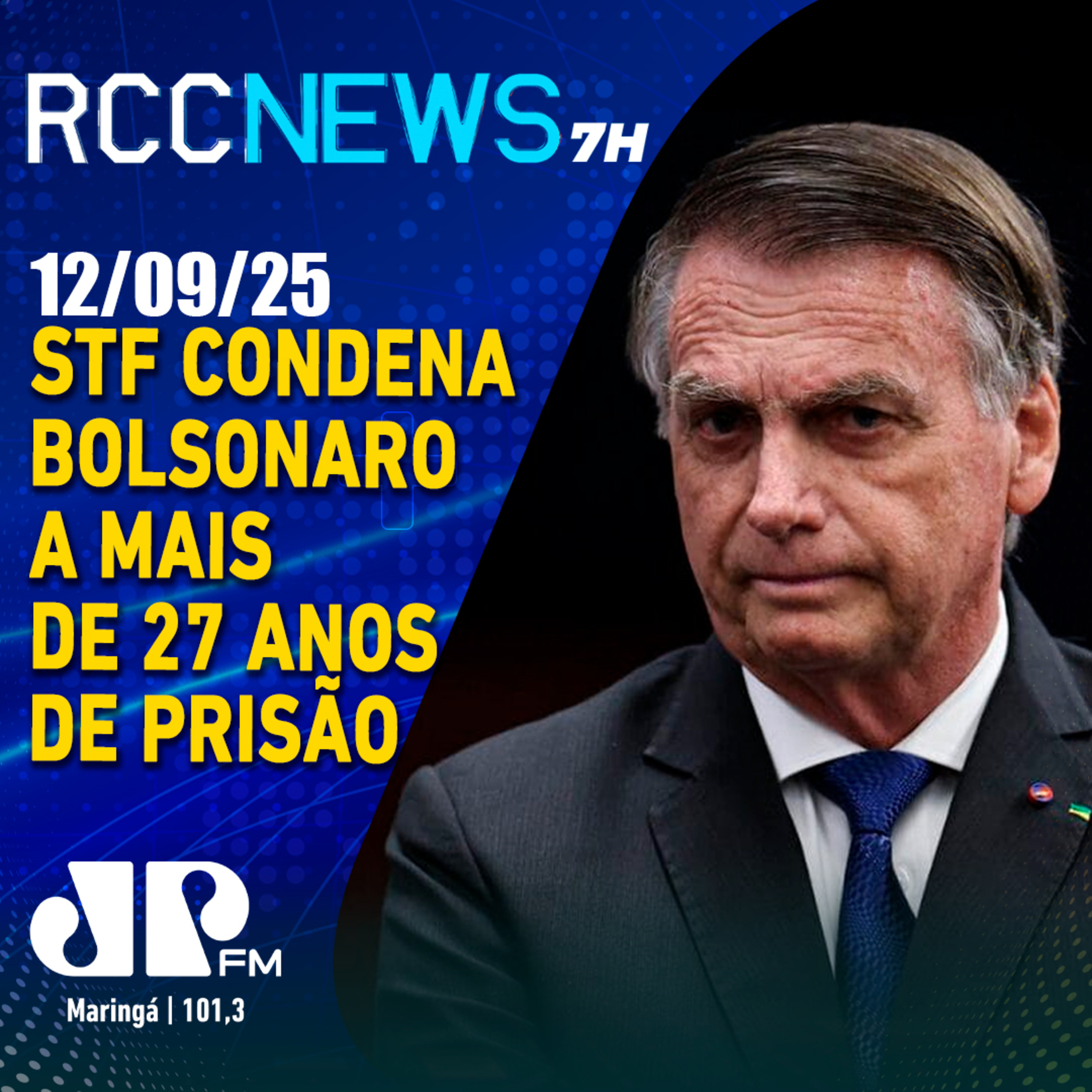 STF condena Bolsonaro a mais de 27 anos de prisão episode artwork