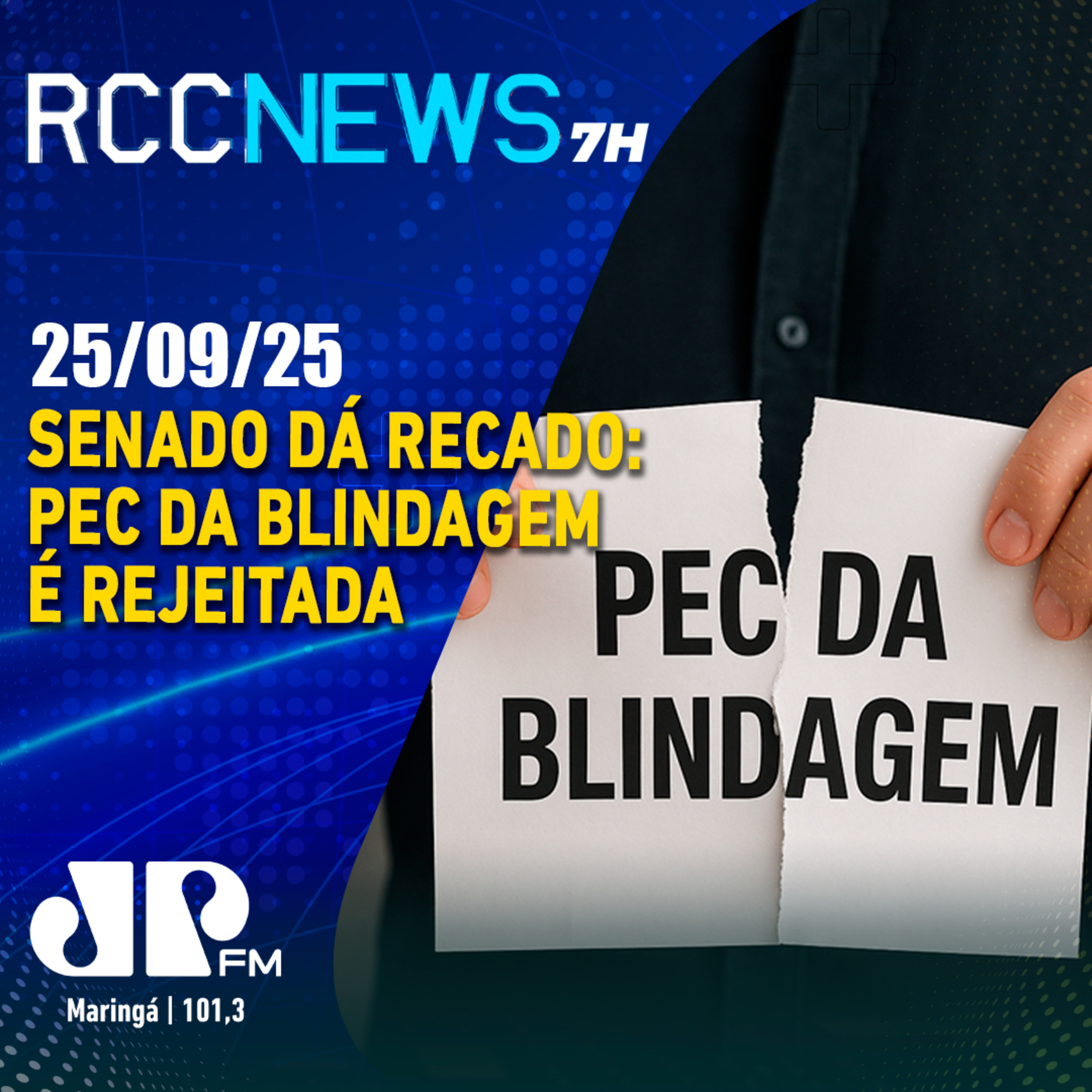 Senado dá recado: PEC da Blindagem é REJEITADA por 27 a 0! episode artwork