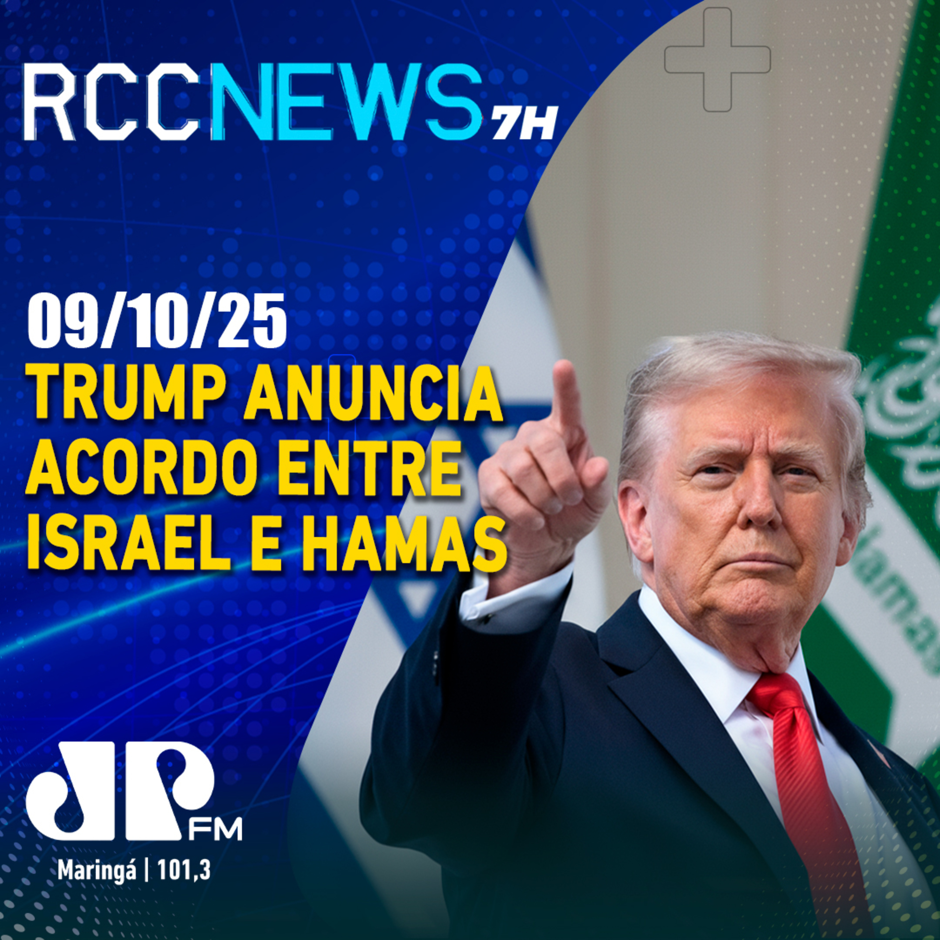 Trump anuncia acordo entre Israel e Hamas com libertação dos reféns episode artwork