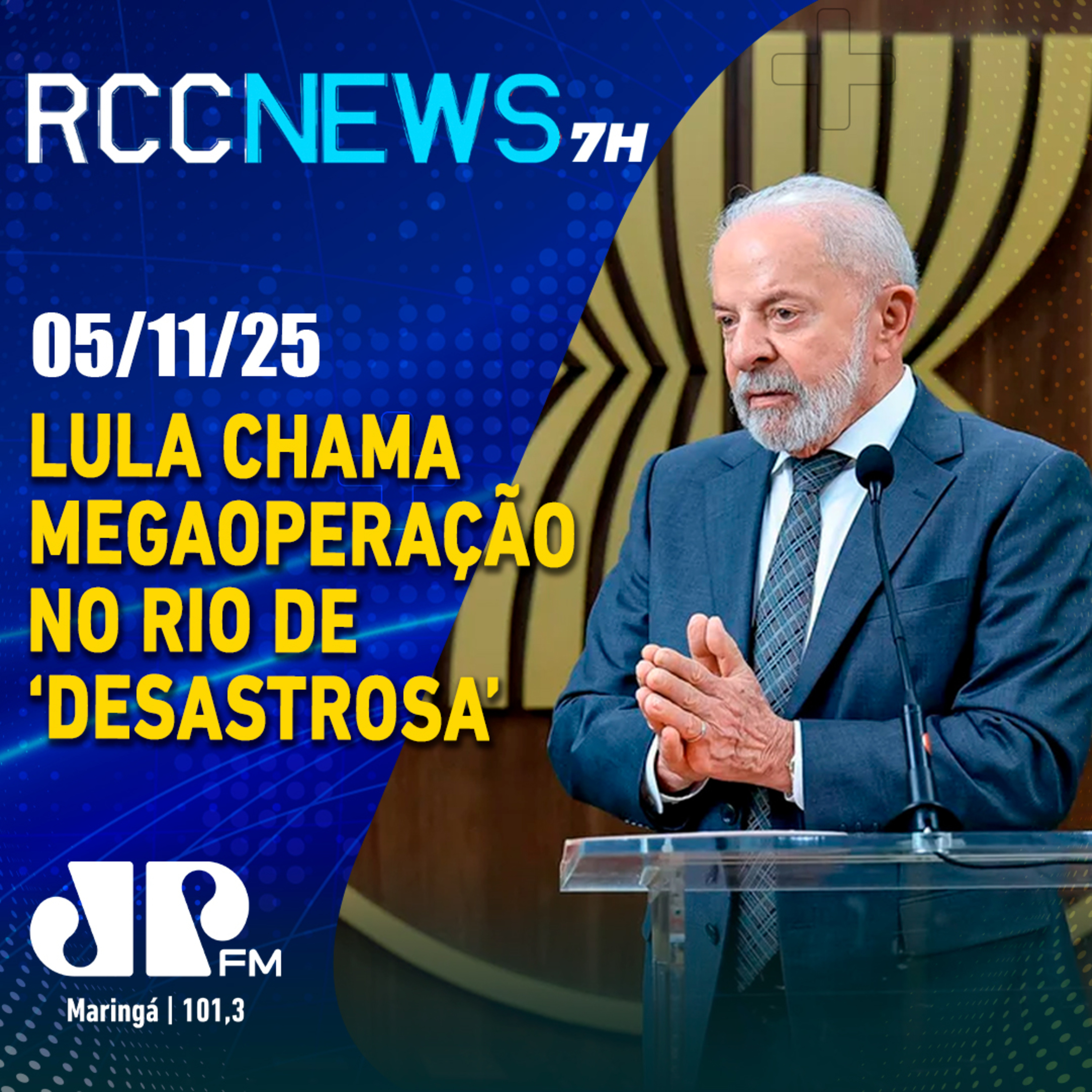 Lula chama de ‘matança’ e de ‘desastrosa’ a megaoperação no Rio de Janeiro episode artwork
