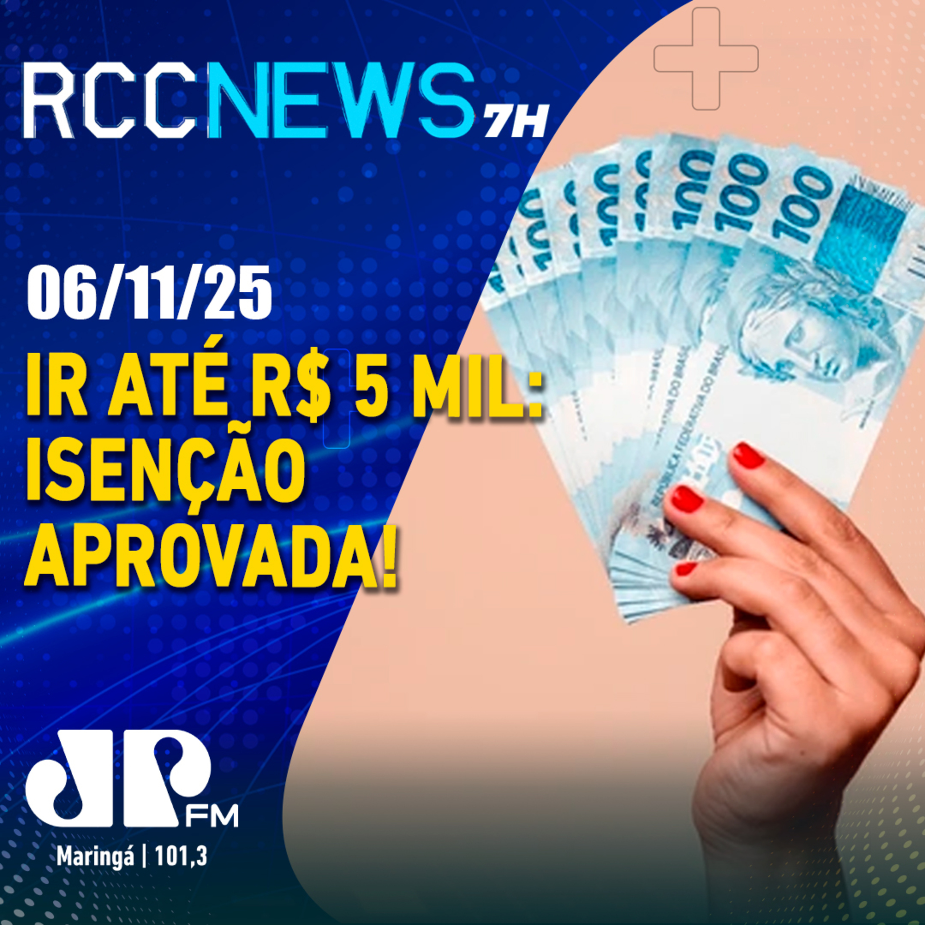 Senado aprova isenção do IR até R$ 5 mil: 25 milhões serão beneficiados! episode artwork