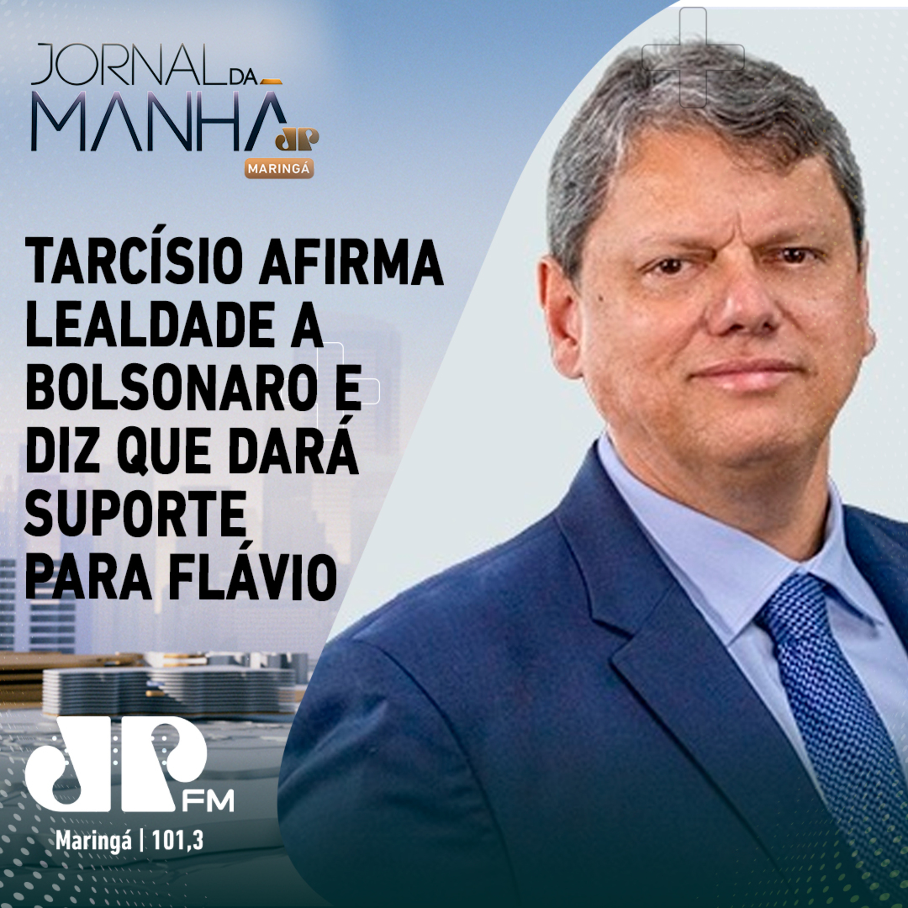 Tarcísio afirma lealdade a Bolsonaro e dará suporte para Flávio episode artwork