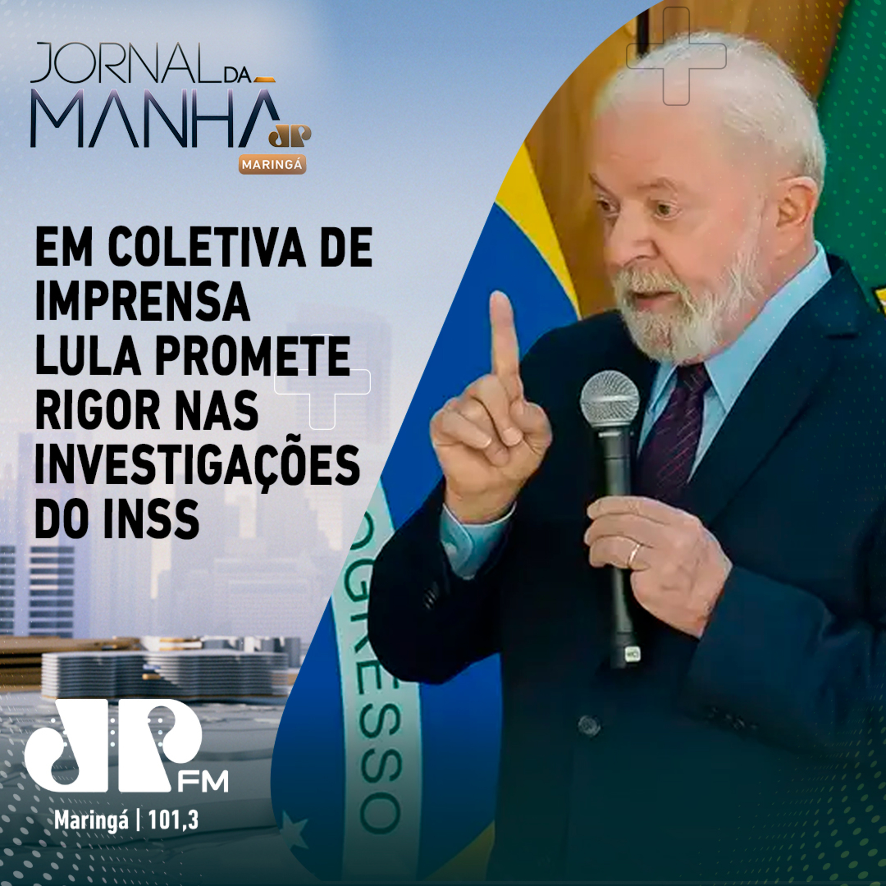 Em coletiva de imprensa Lula promete rigor nas investigações do INSS  episode artwork