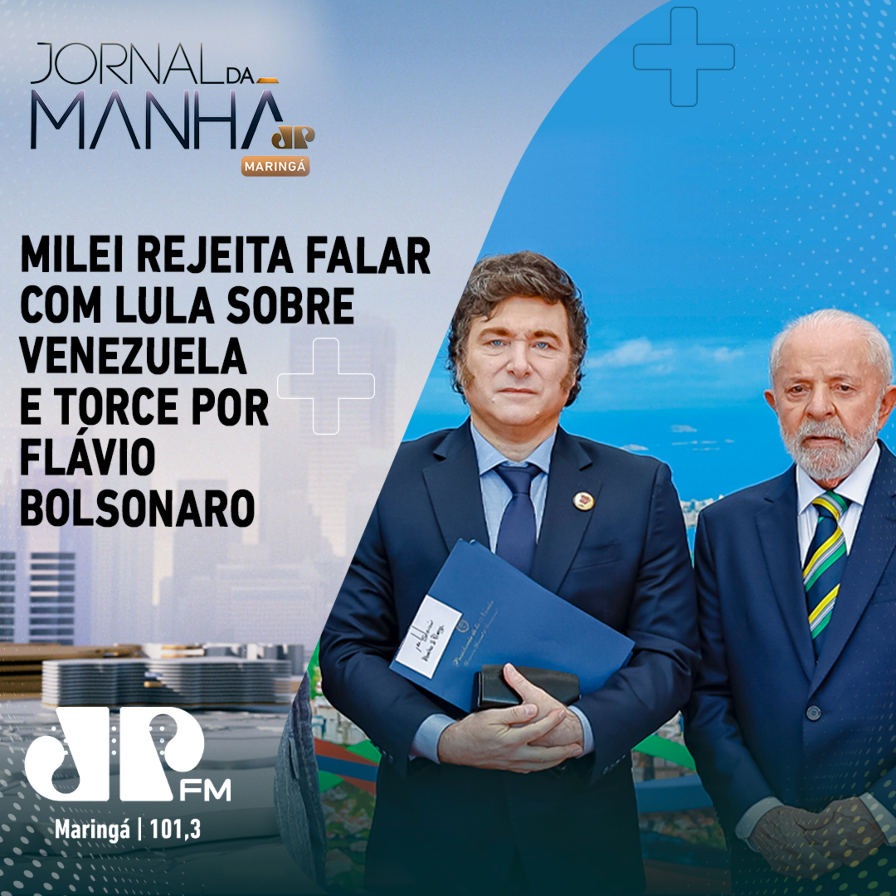 Milei rejeita falar com Lula sobre Venezuela e torce pela vitória de Flávio Bolsonaro episode artwork