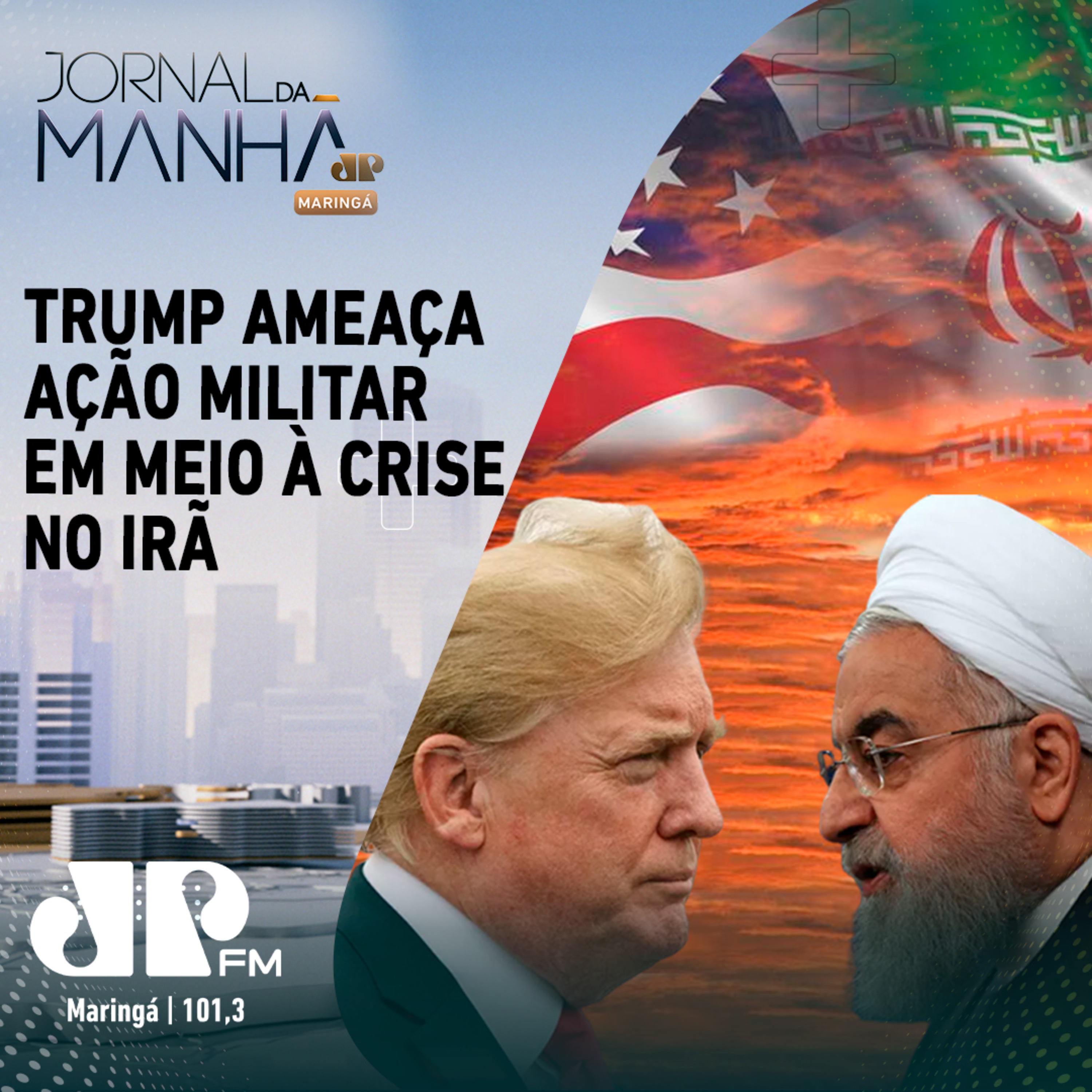 Trump ameaça ação militar em meio à crise no Irã episode artwork