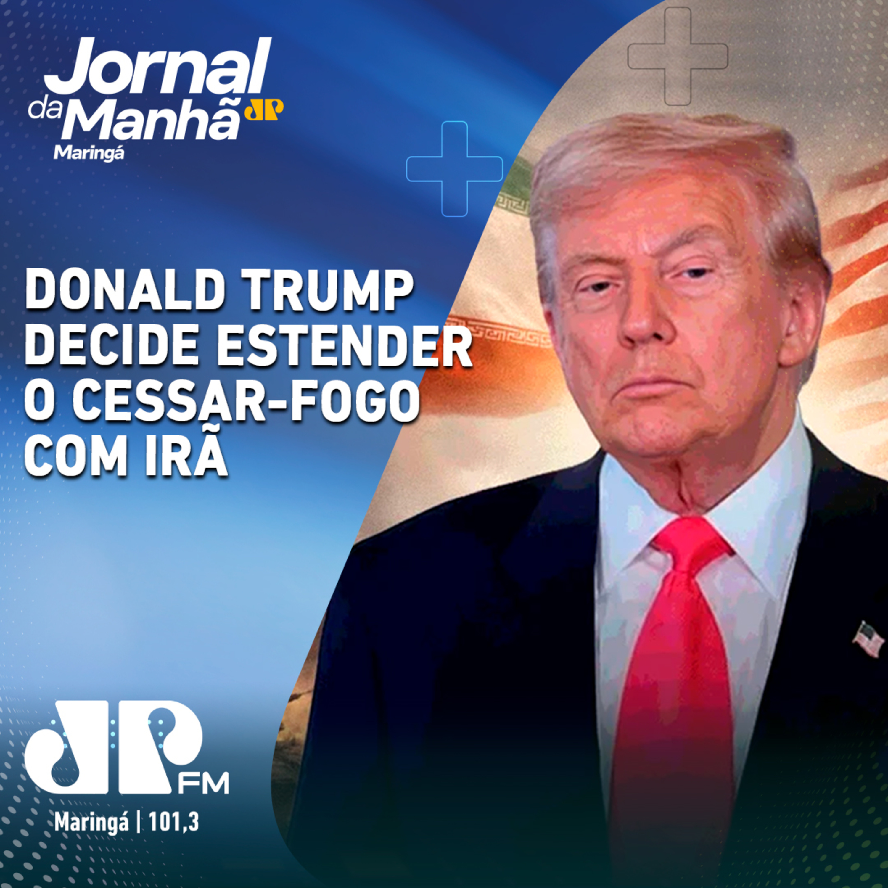 Trump decide estender o cessar-fogo com Irã por tempo indeterminado episode artwork
