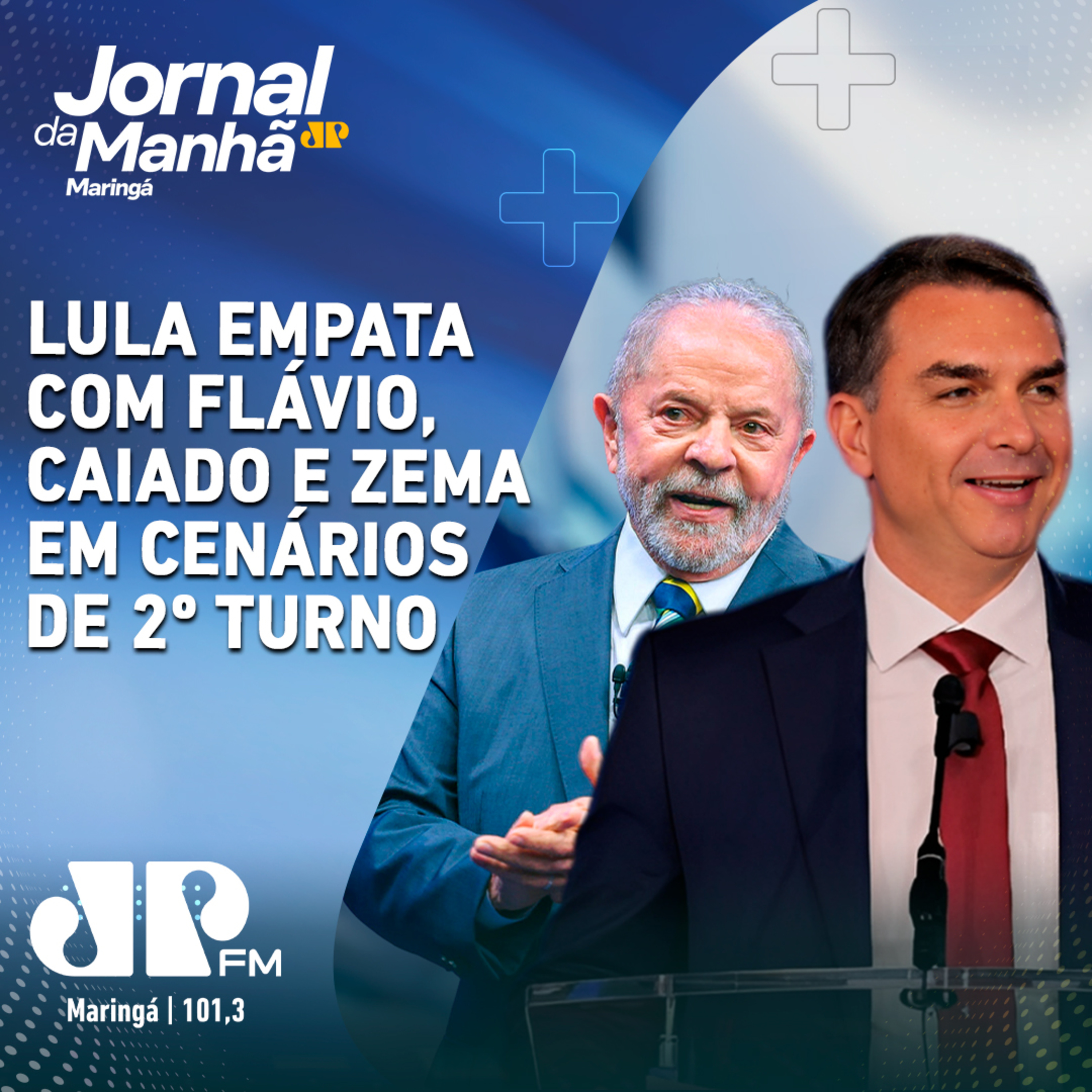 Lula empata com Flávio Bolsonaro, Caiado e Zema em cenários de 2º turno episode artwork