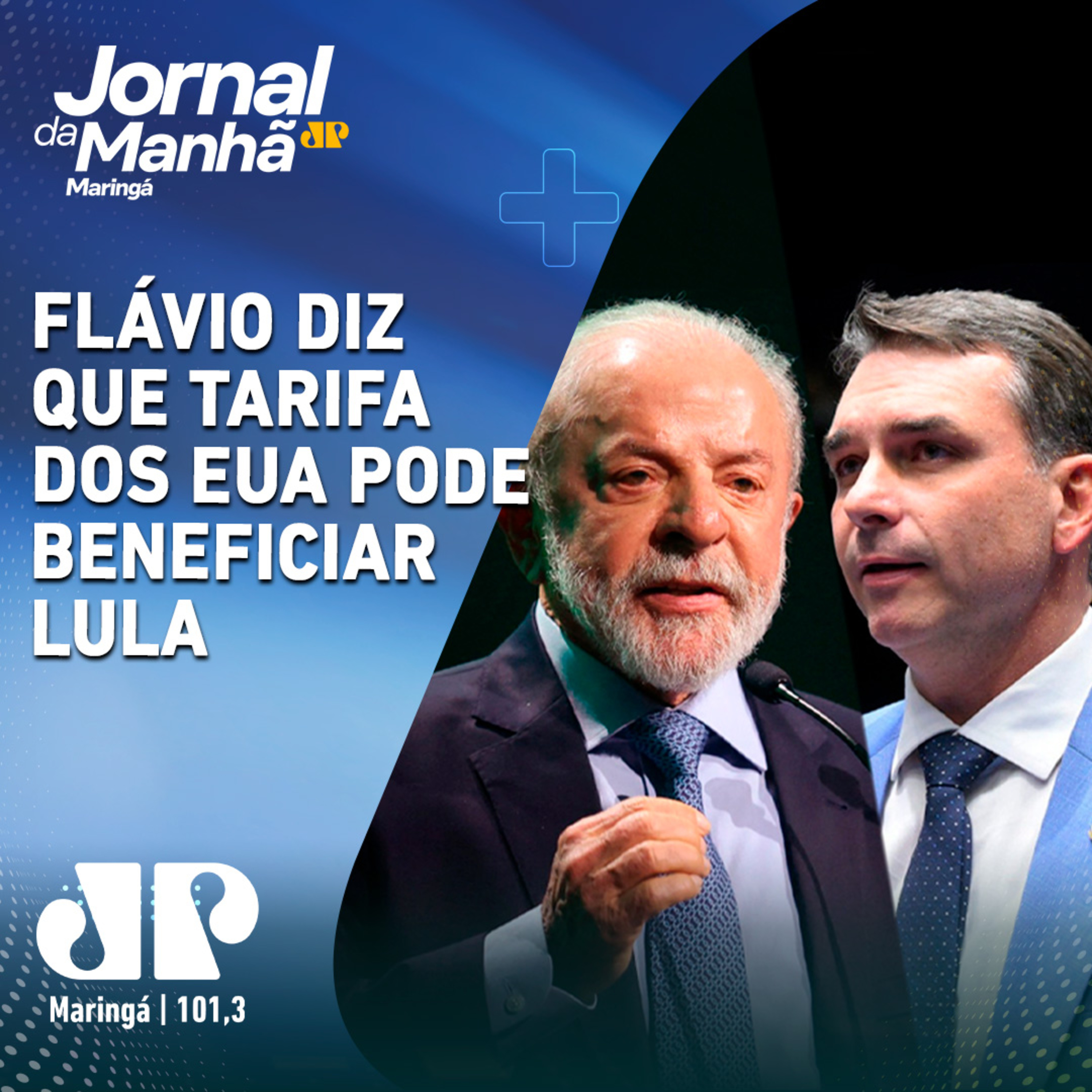 Flávio diz que tarifa dos EUA pode beneficiar Lula e repercute episode artwork