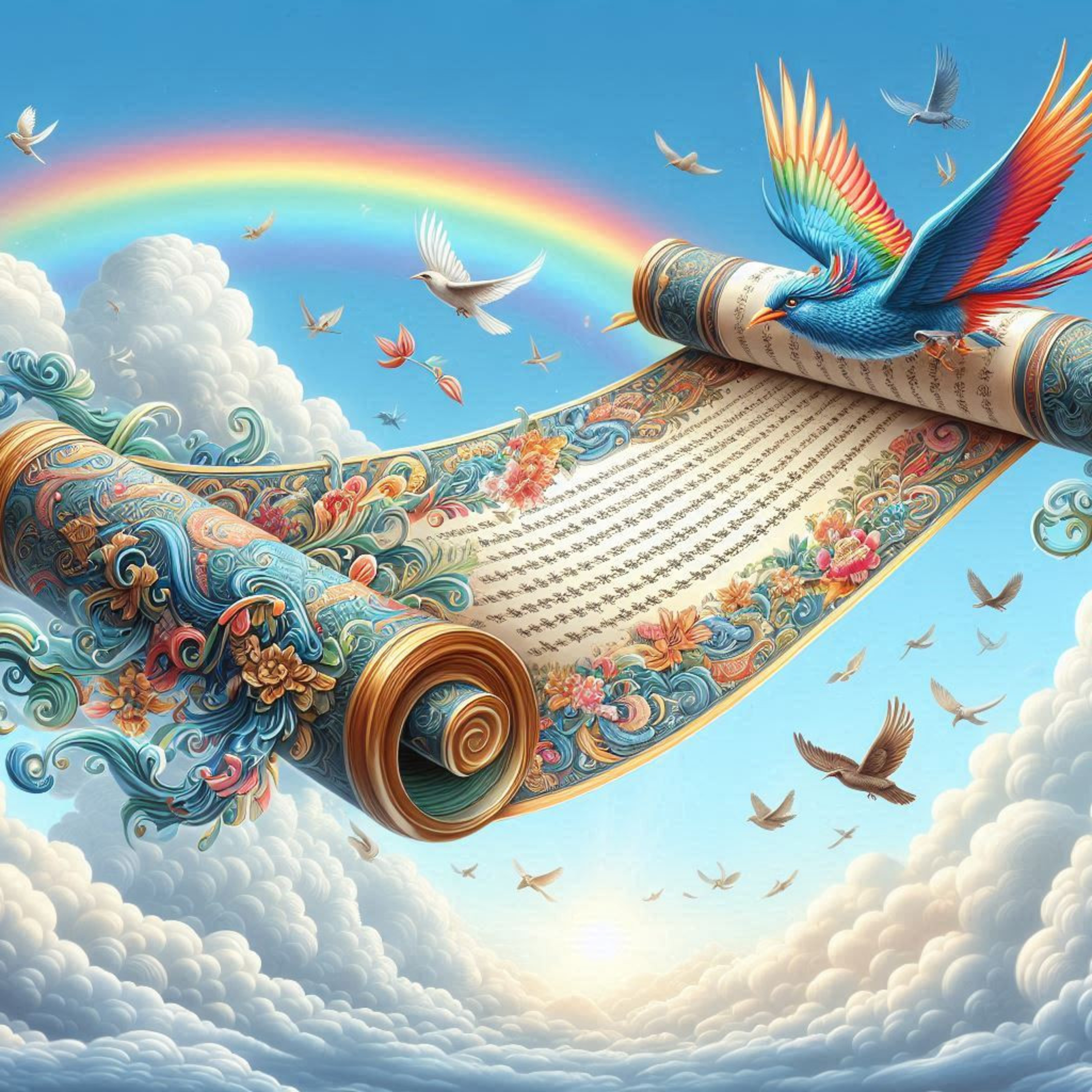 🕊️ ¡La visión de un pergamino volador! Zacarías 5 con comentarios. 📜️ episode artwork