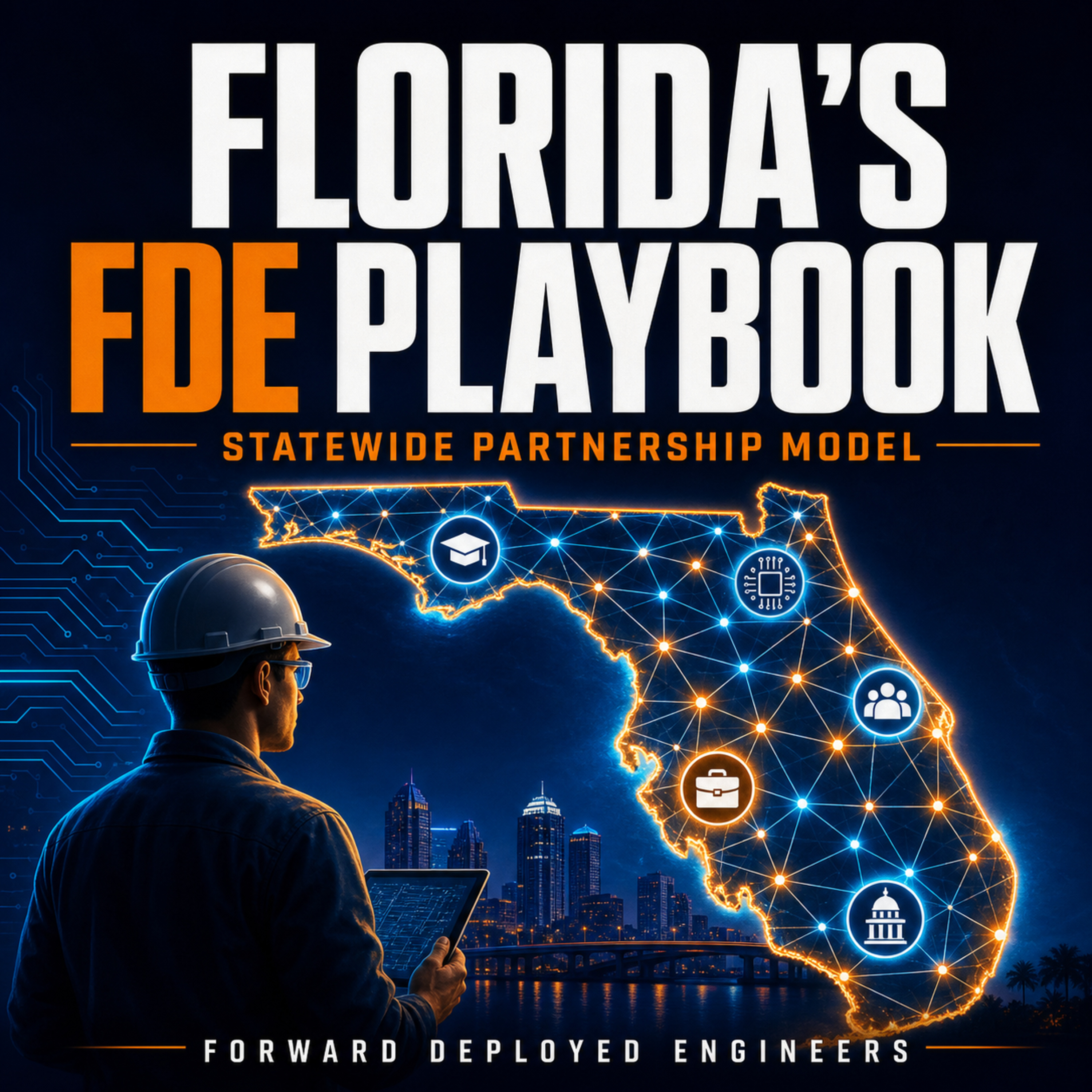 Statewide partnership model to develop Forward Deployed Engineers episode artwork