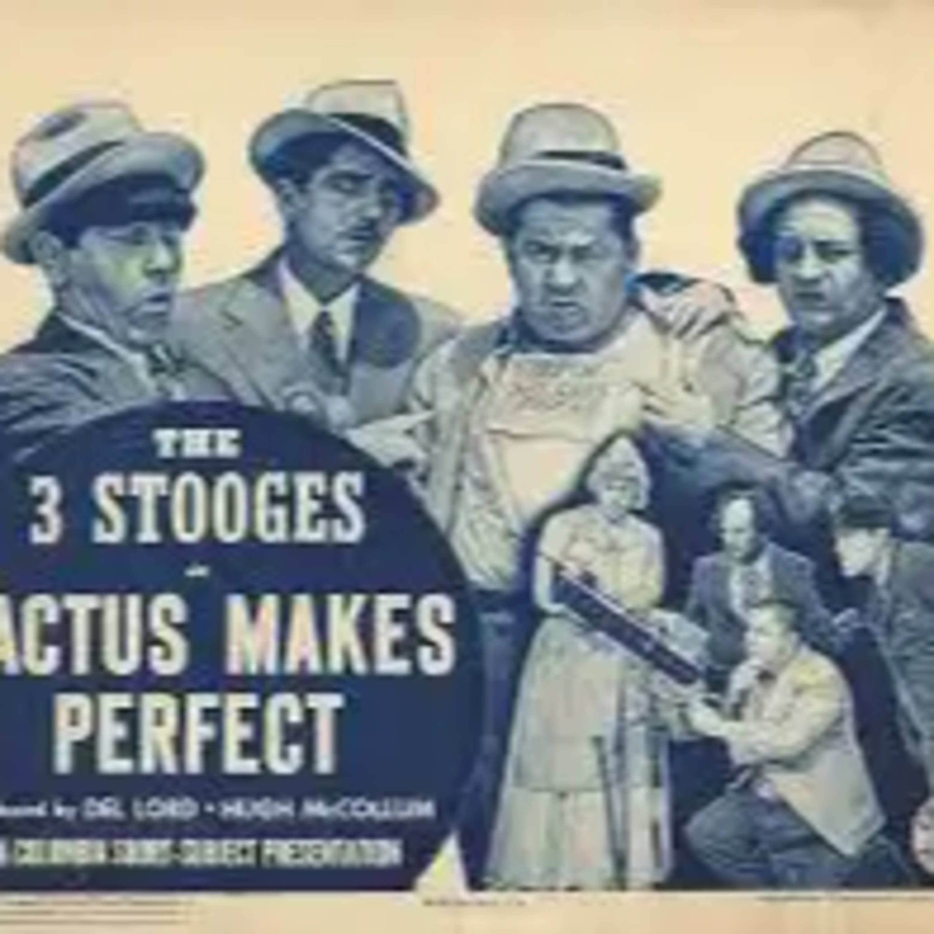 The Three Stooges Throwback podcast cover