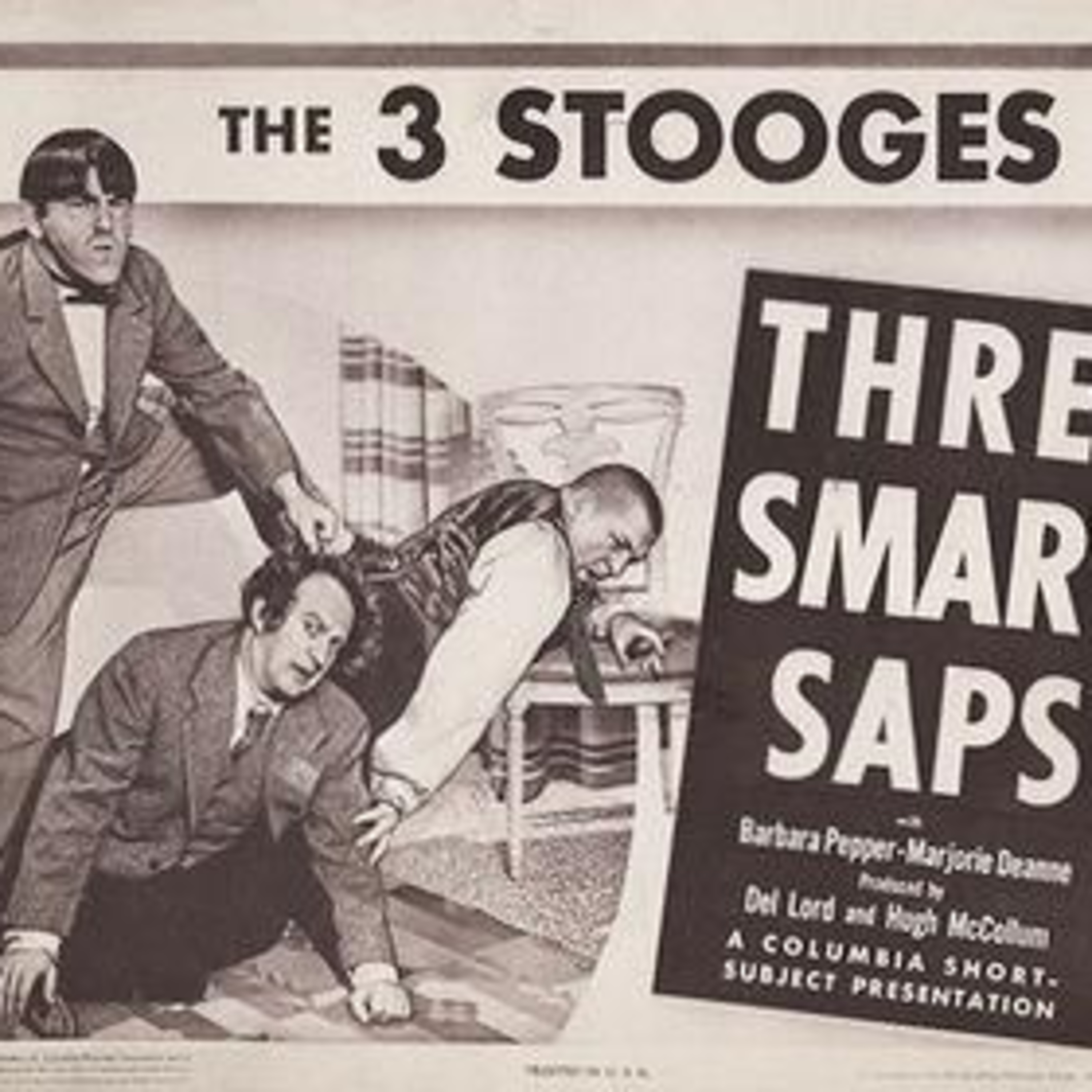 The Three Stooges Throwback podcast cover