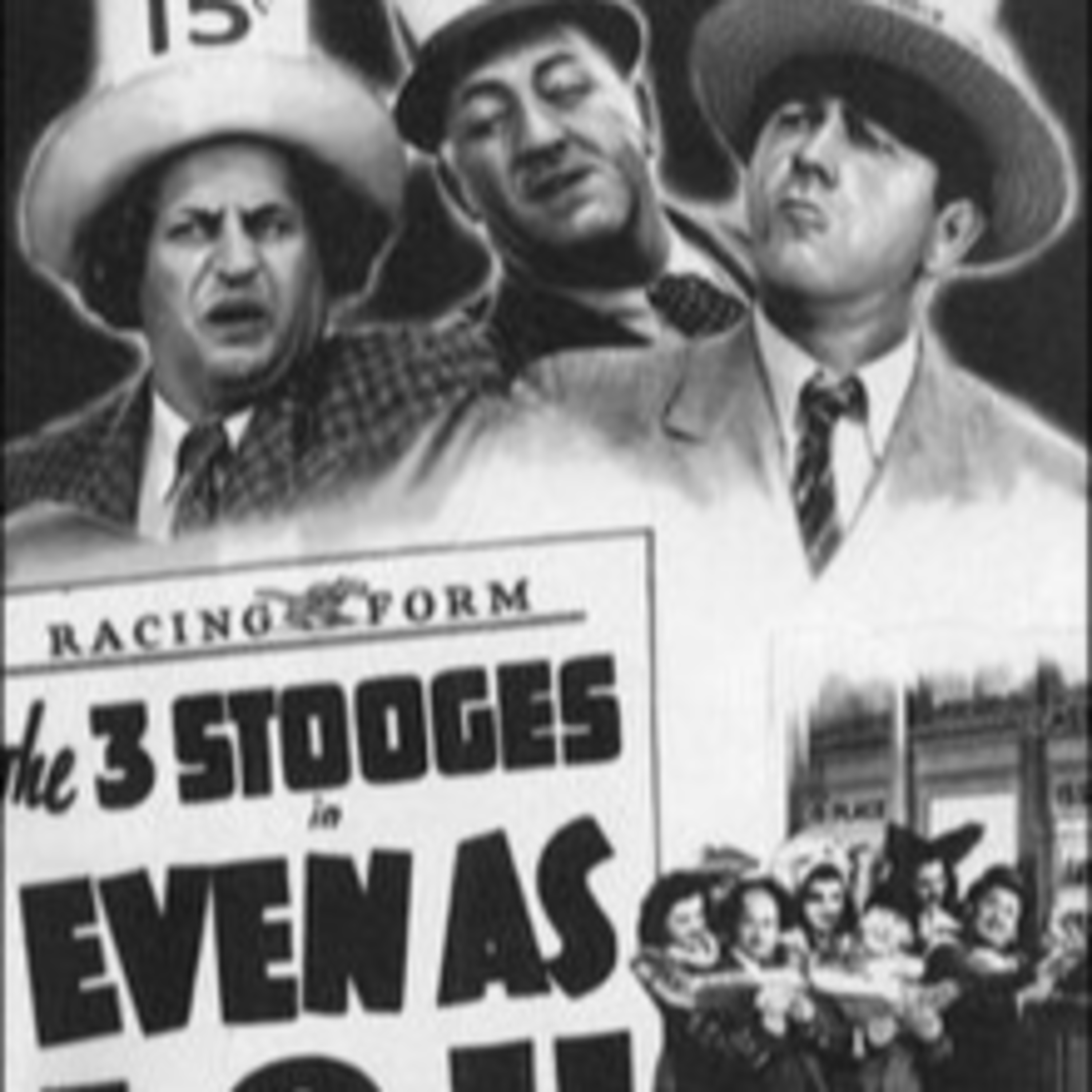 The Three Stooges Throwback podcast cover