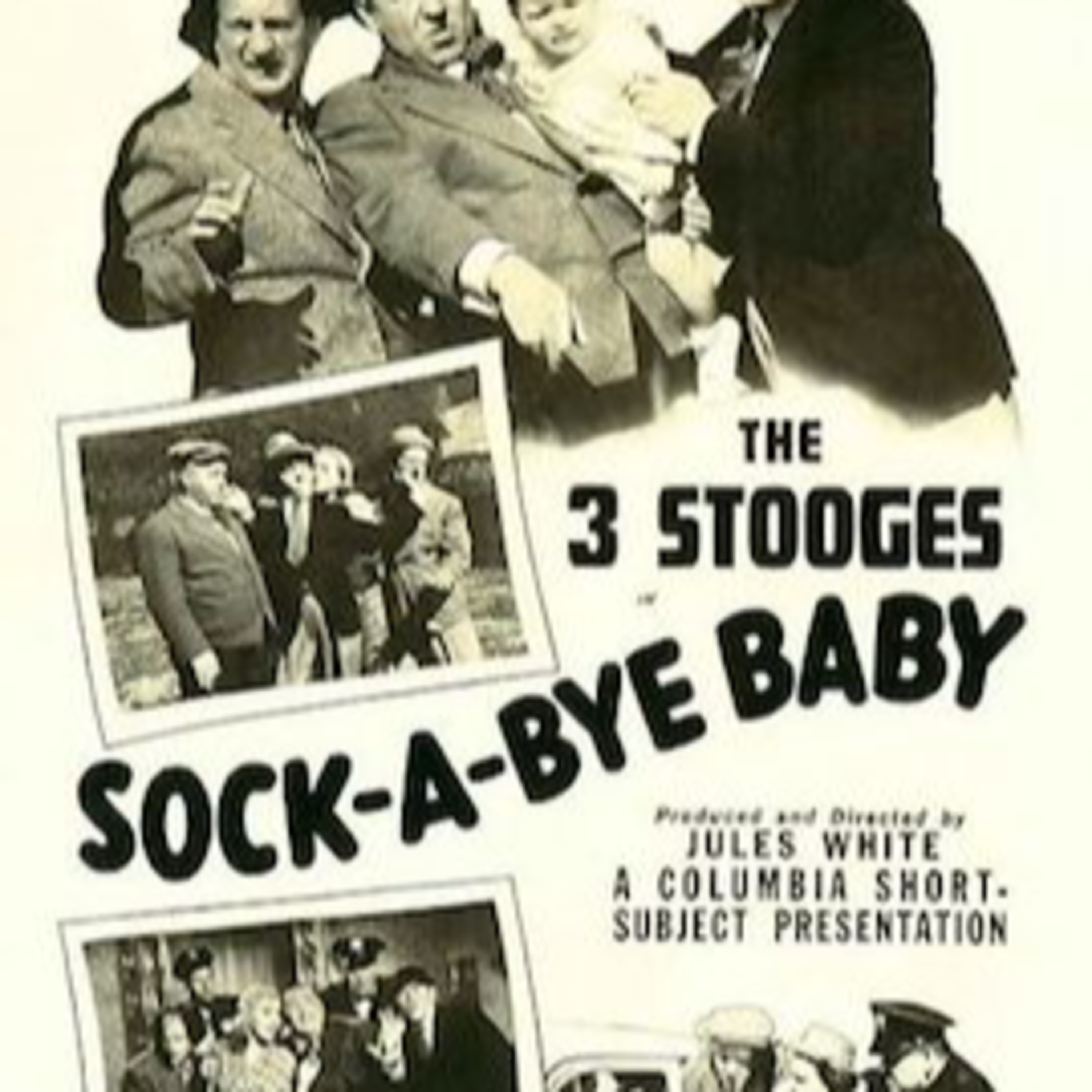 The Three Stooges Throwback podcast cover