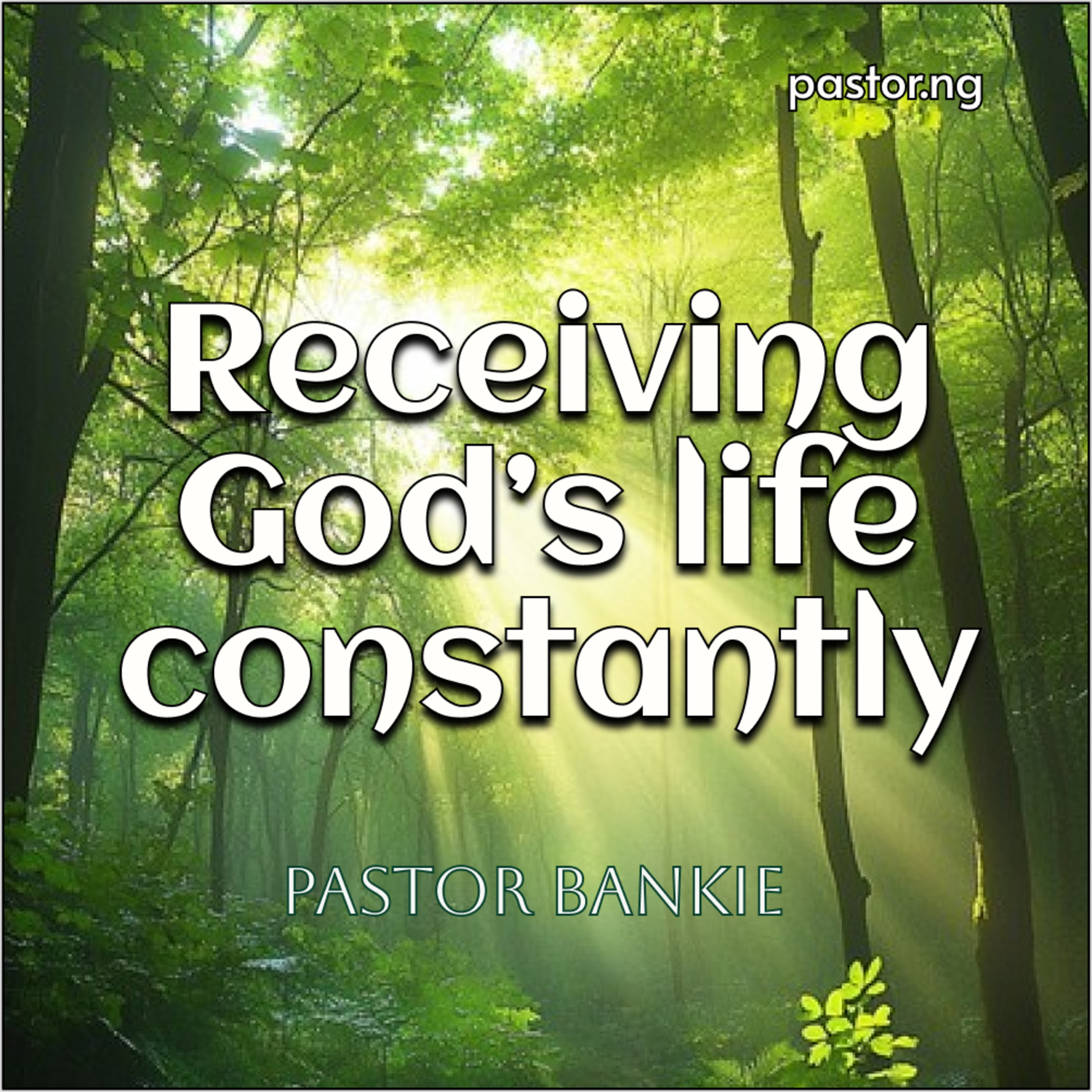 It's all about the Lord (Receiving God’s life constantly - 4)