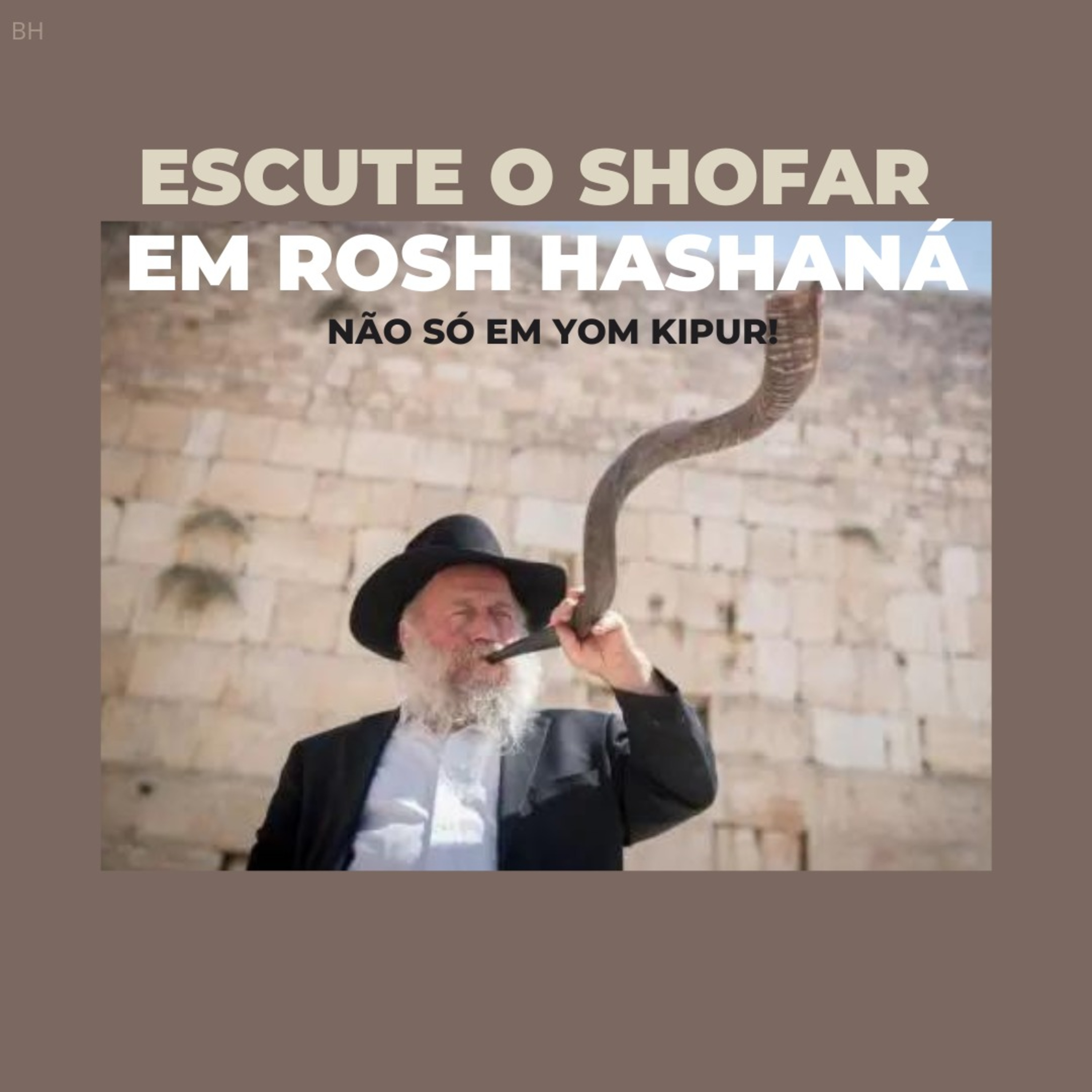 Escute o SHOFAR em Rosh Hashaná! Não só no Yom Kipur