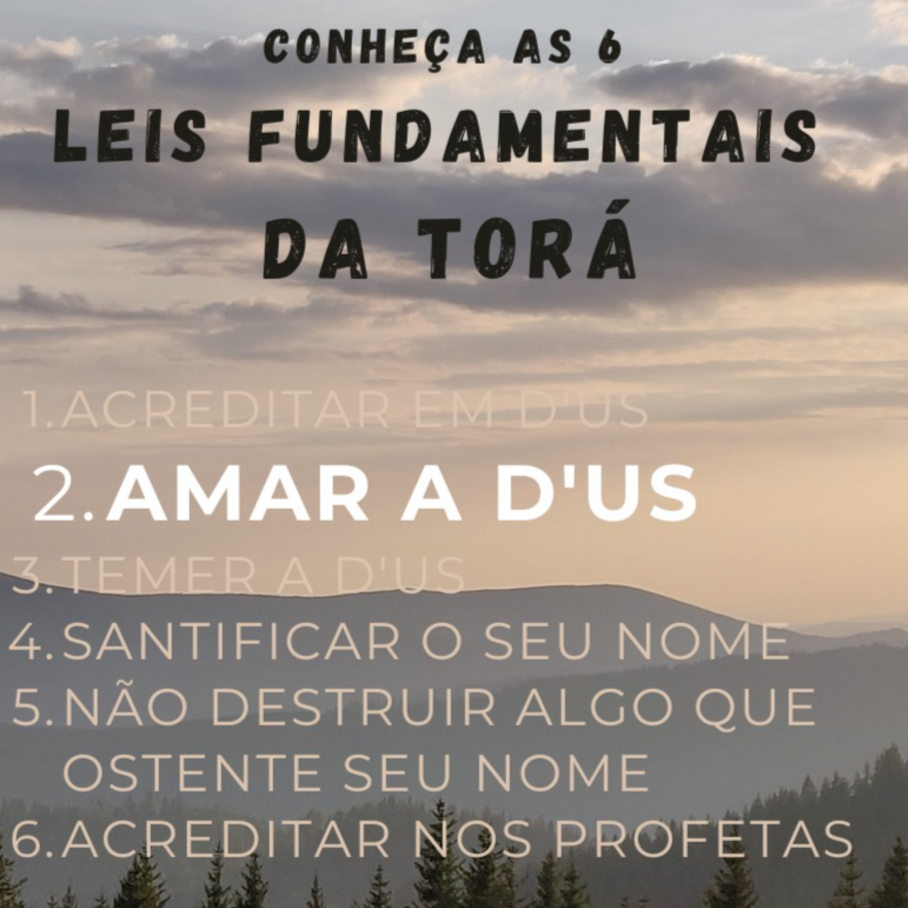 AMAR A D'US - LEIS FUNDAMENTAIS DA TORÁ - Aula 2