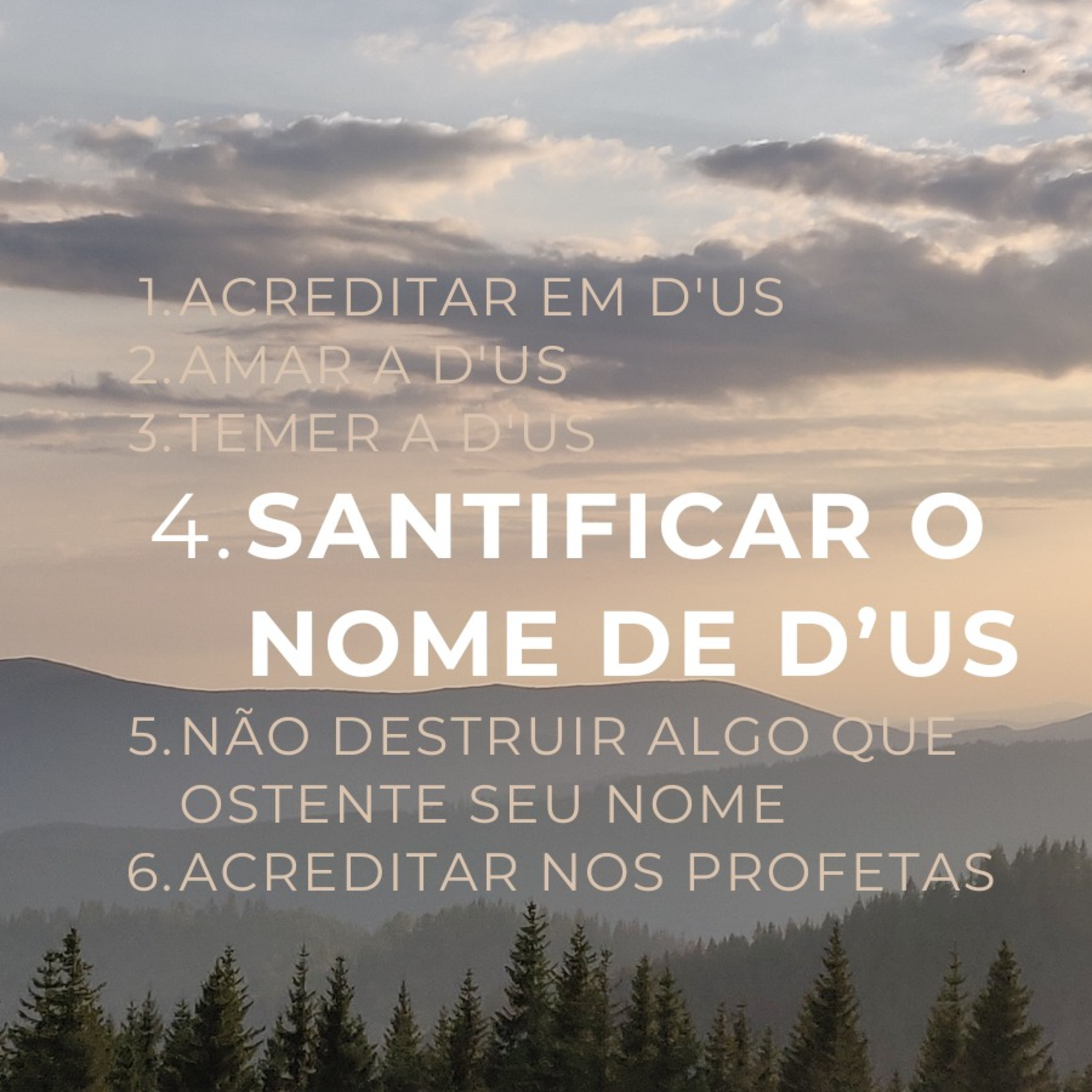 SANTIFICAR O NOME DE D'US - LEIS FUNDAMENTAIS DA TORÁ - AULA 4 episode artwork