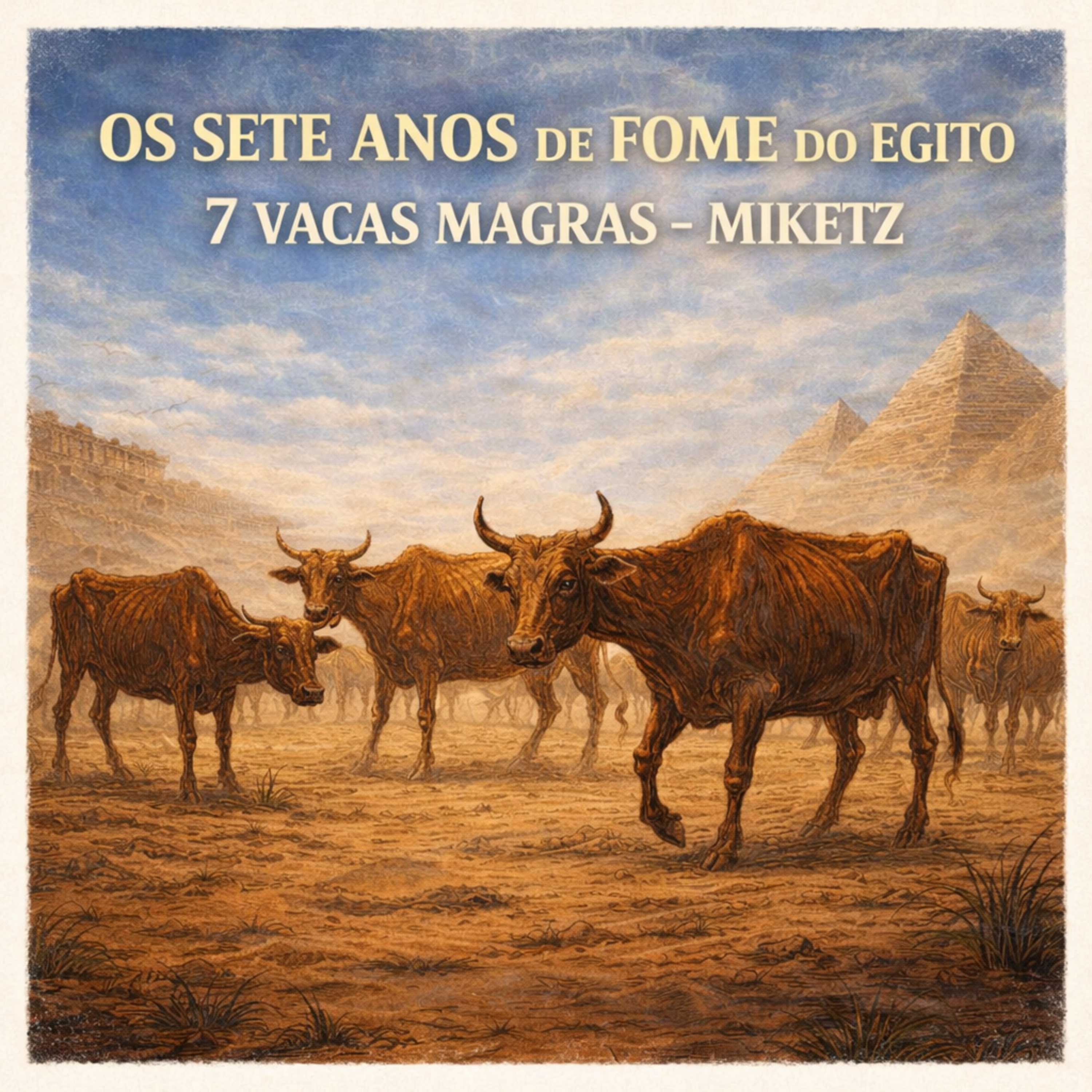 Os sete anos de fome do Egito , 7 vacas magras - MIKETZ 