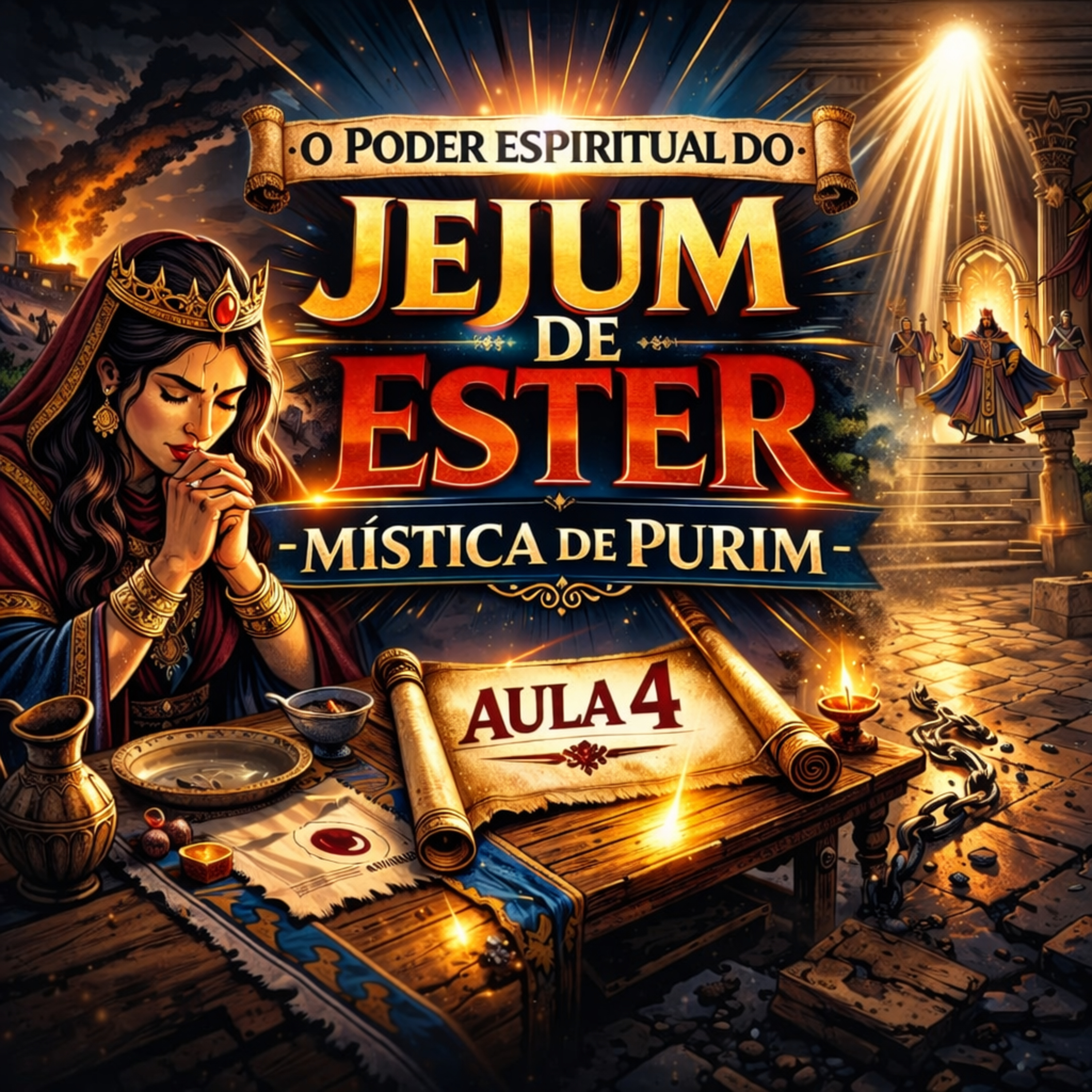 MÍSTICA de Purim - O Poder Espiritual do Jejum de Ester - aula 4