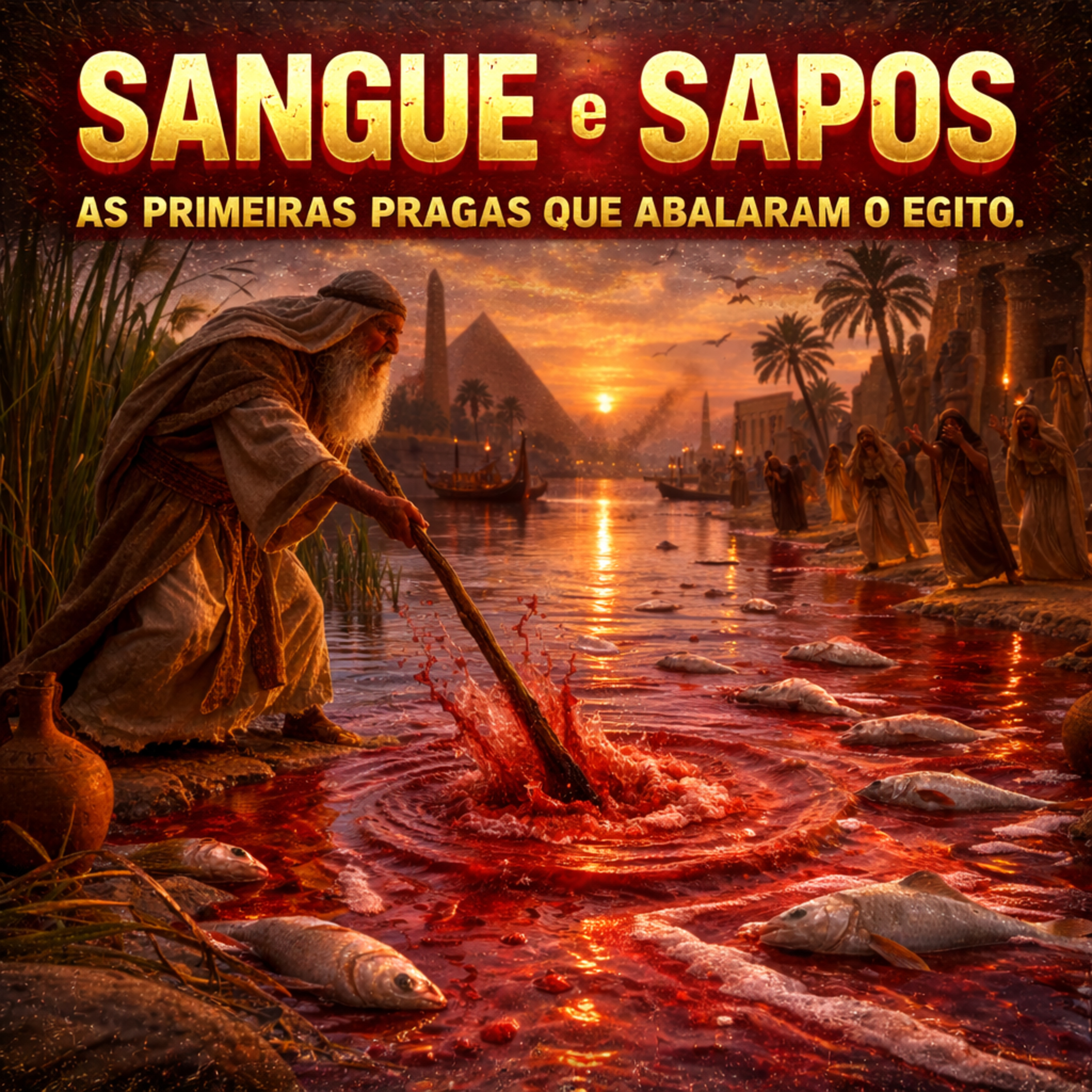 SANGUE e SAPOS – As Primeiras Pragas que Abalaram o Egito - Histórias do Êxodo 3