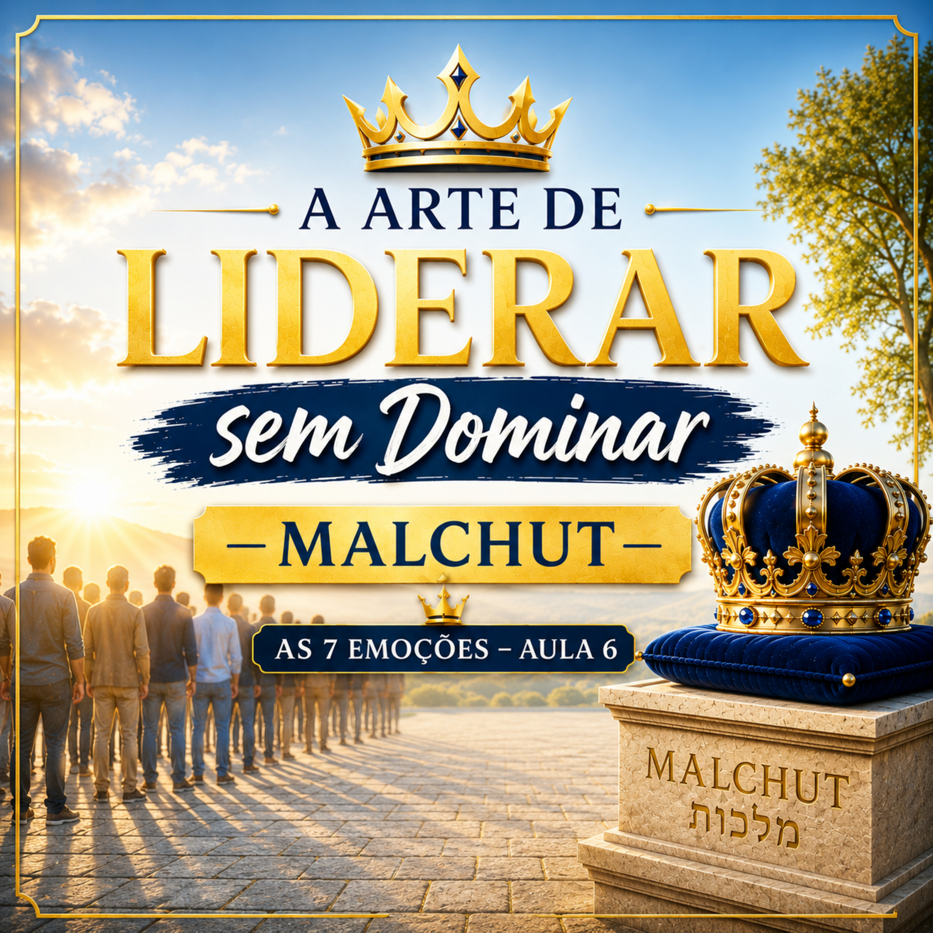 Liderar sem Dominar - Malchut - As 7 Emoções, Aula 6 episode artwork