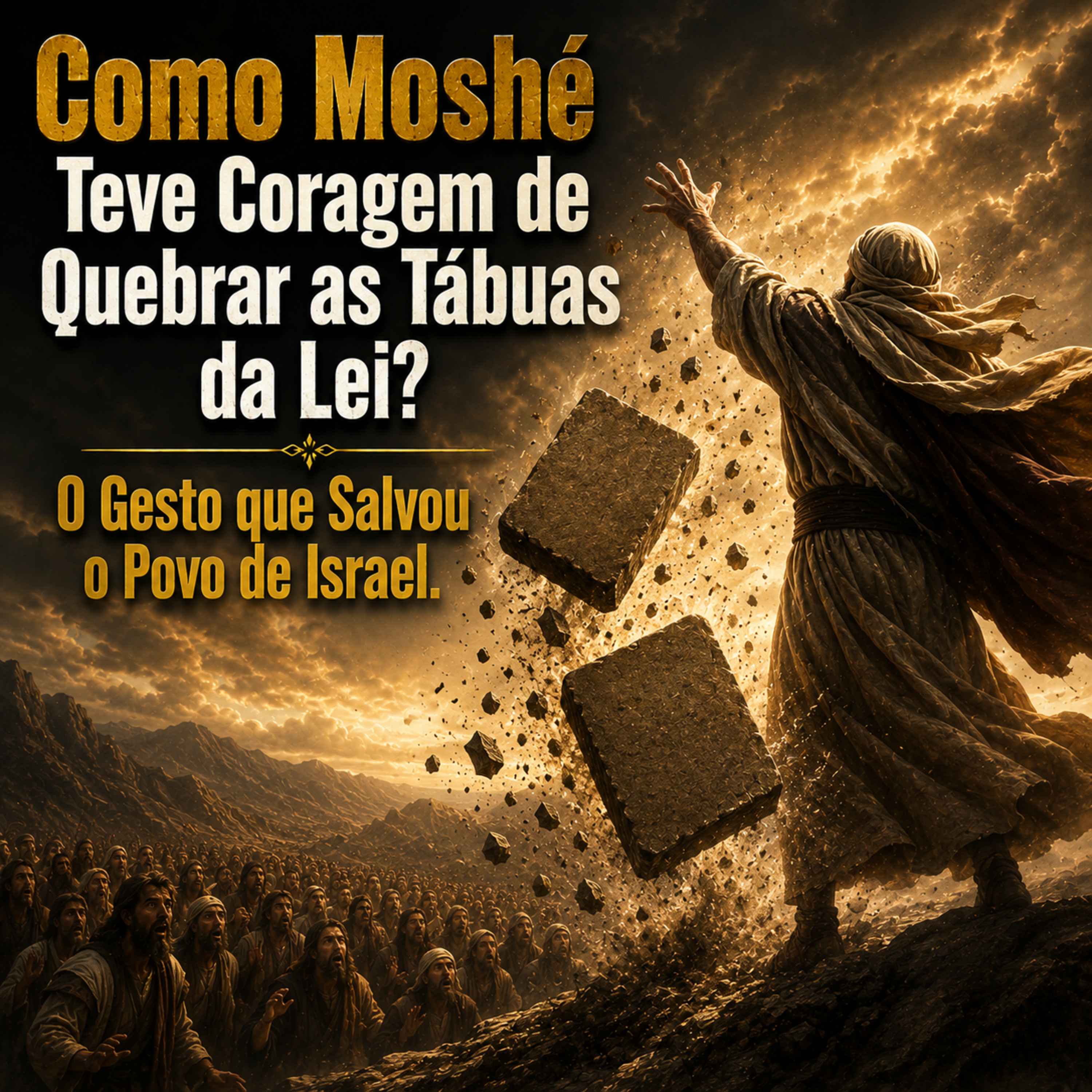 Como Moshé Teve Coragem de Quebrar as Tábuas da Lei? O Gesto que Salvou o Povo de Israel - EKEV episode artwork