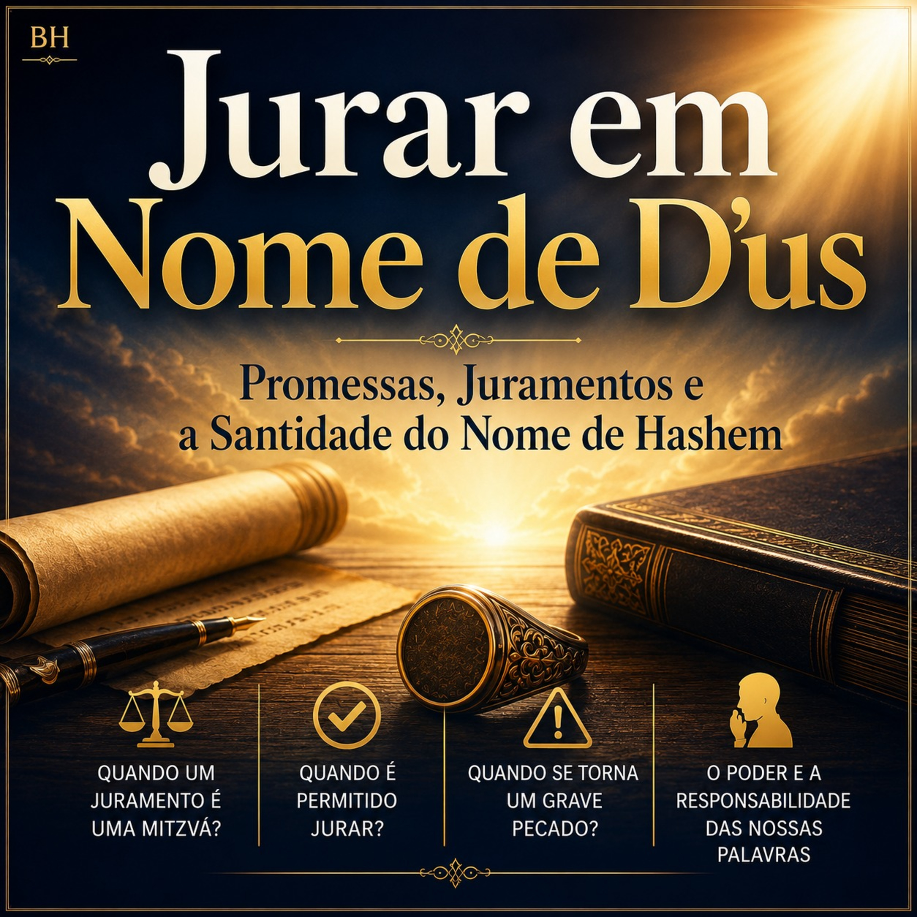 Jurar em Nome de D'us Promessas - Juramentos e a Santidade do Nome de Hashem episode artwork