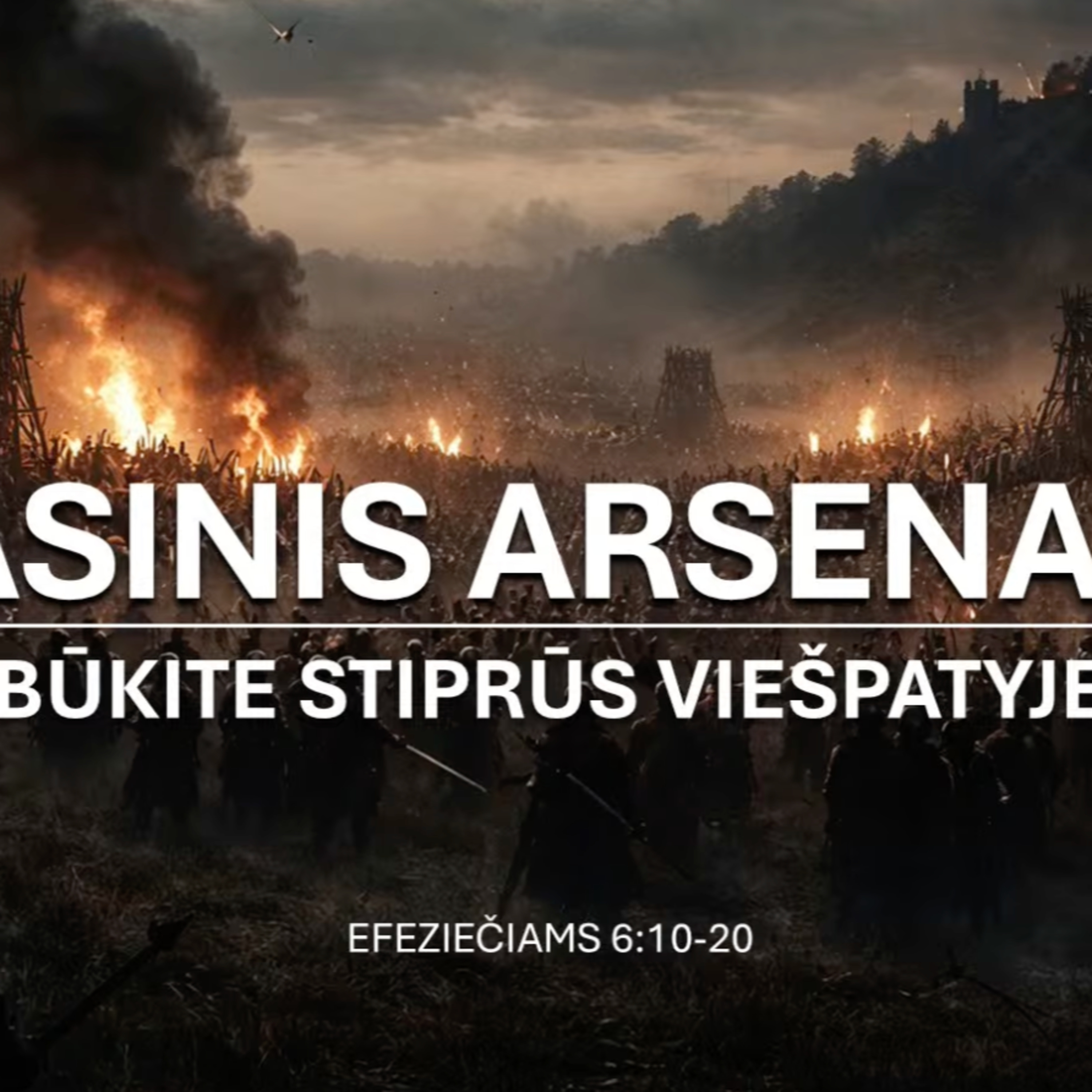 Dvasinis Aresenalas - Būkite Stiprūs Viešpatyje (Ef 6, 10-20)