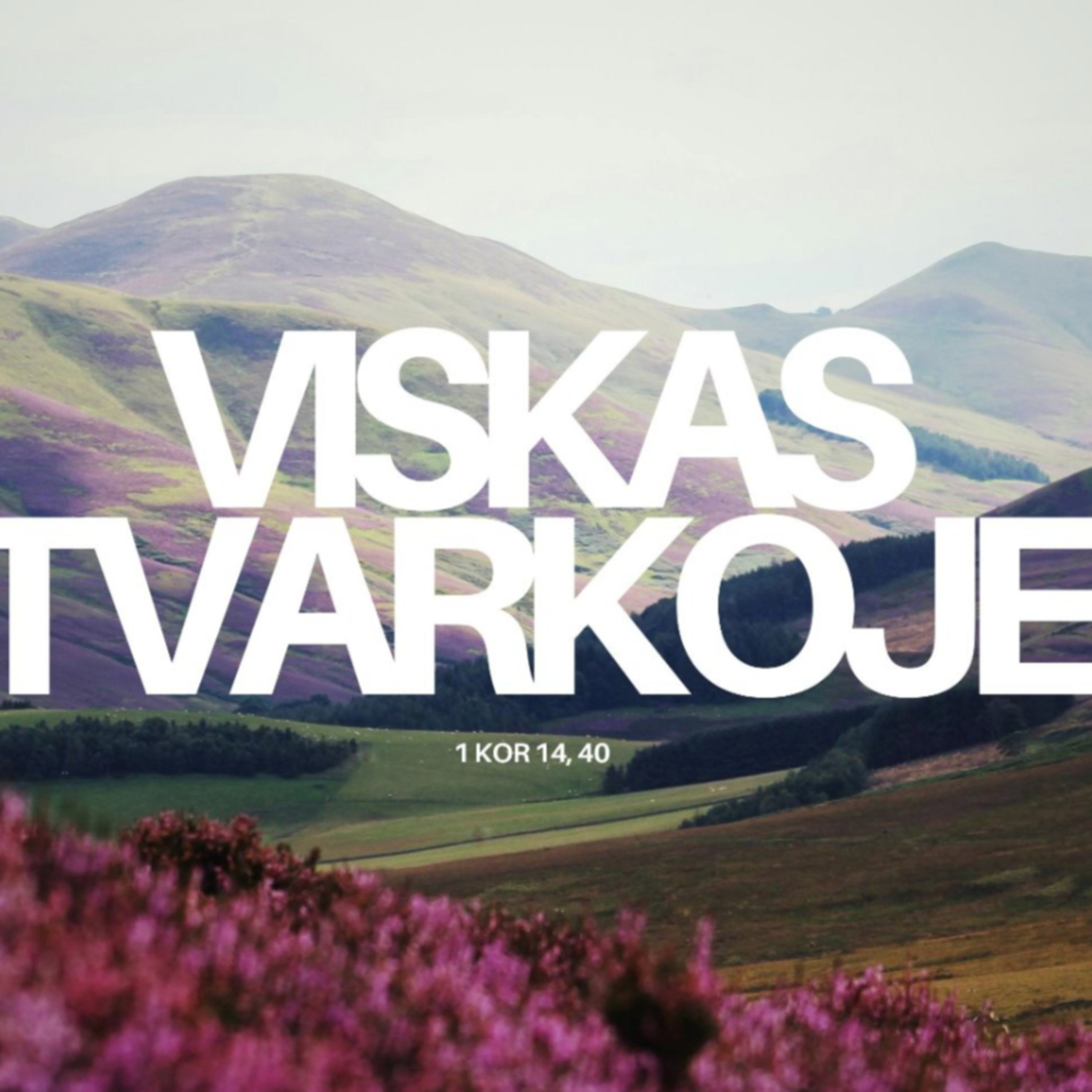 Viskas tvarkoje (1 Kor 14, 40)