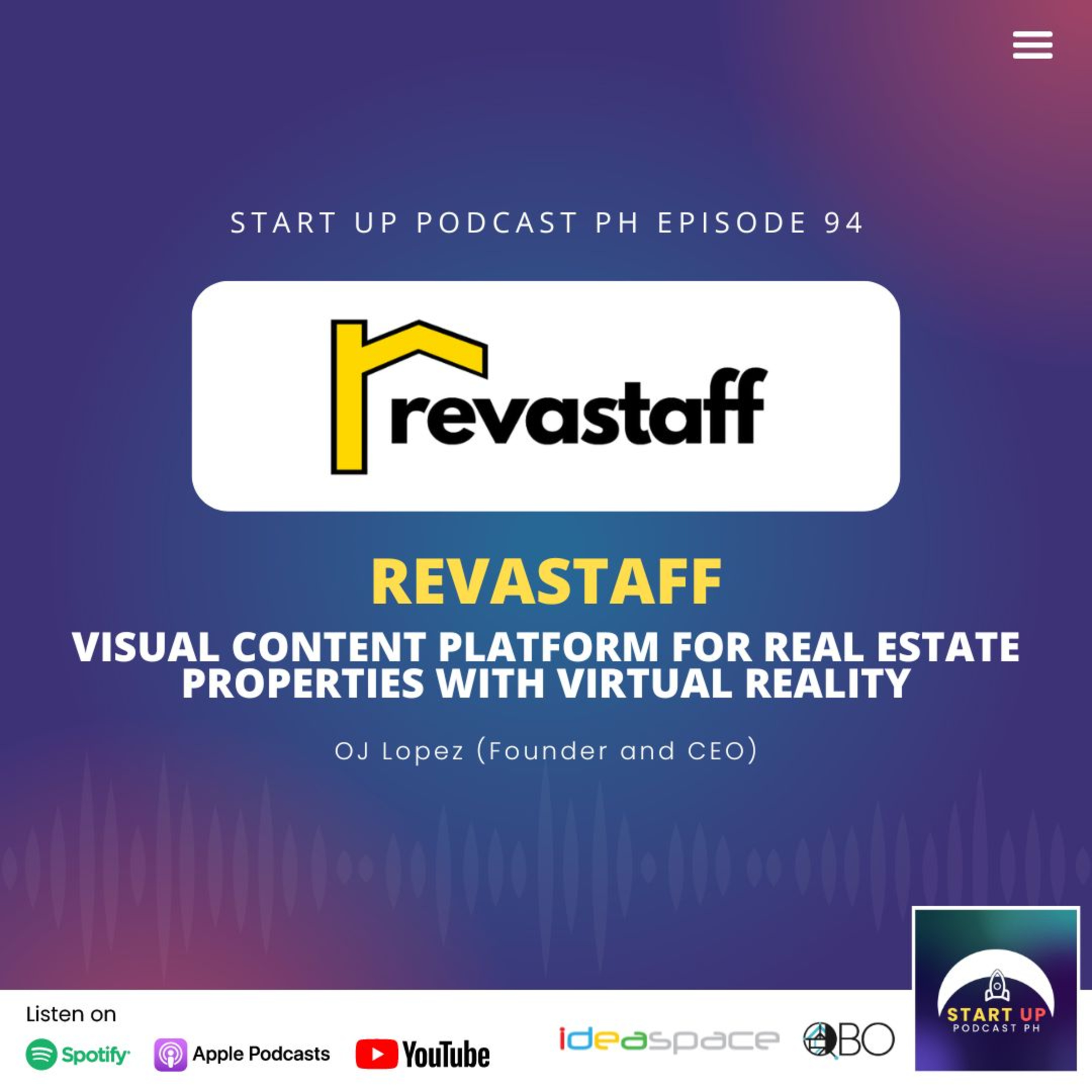 Start Up #94: Revastaff - Visual Content Platform for Real Estate Properties with Virtual Reality