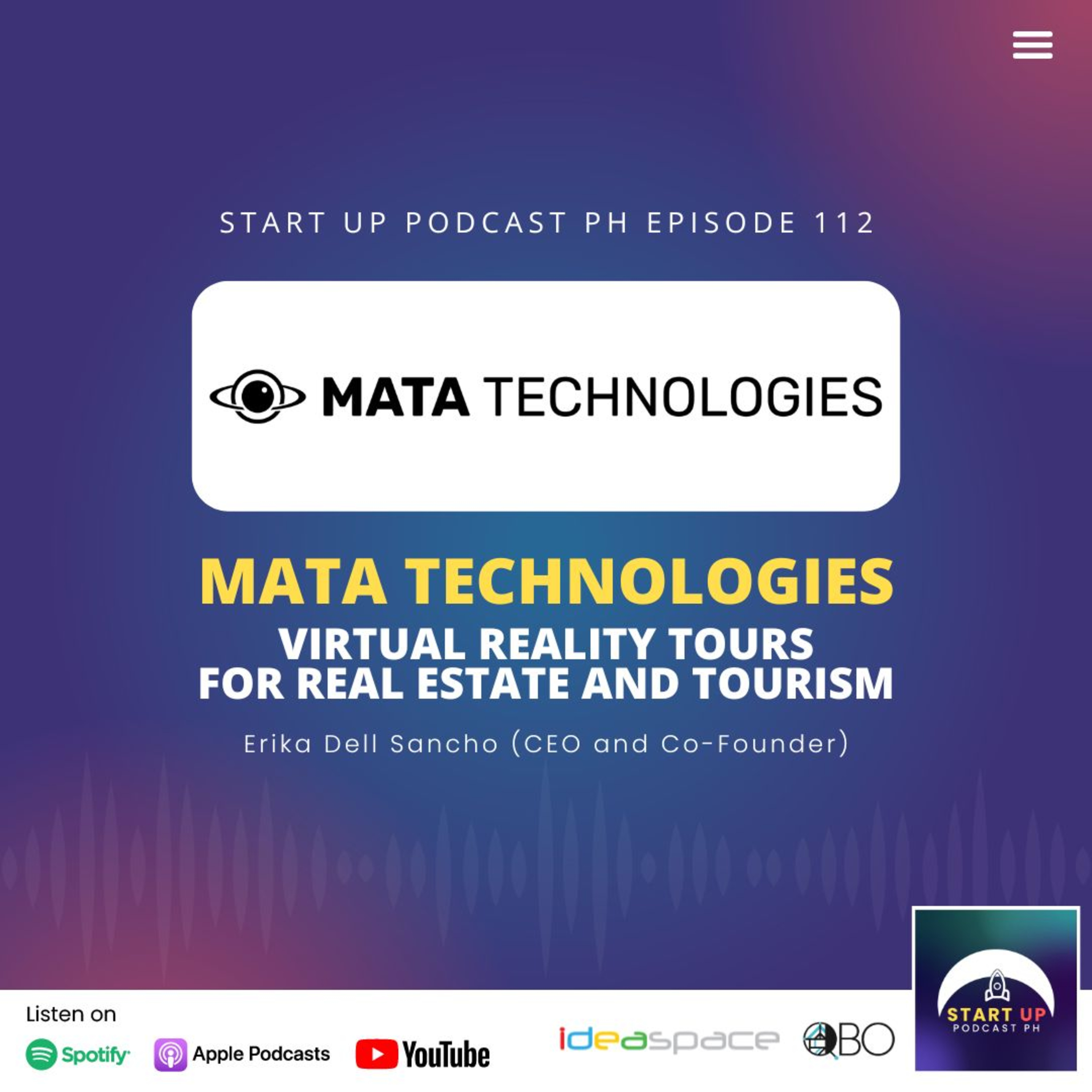 Start Up #112: Mata Technologies - Virtual Reality Tours for Real Estate and Tourism