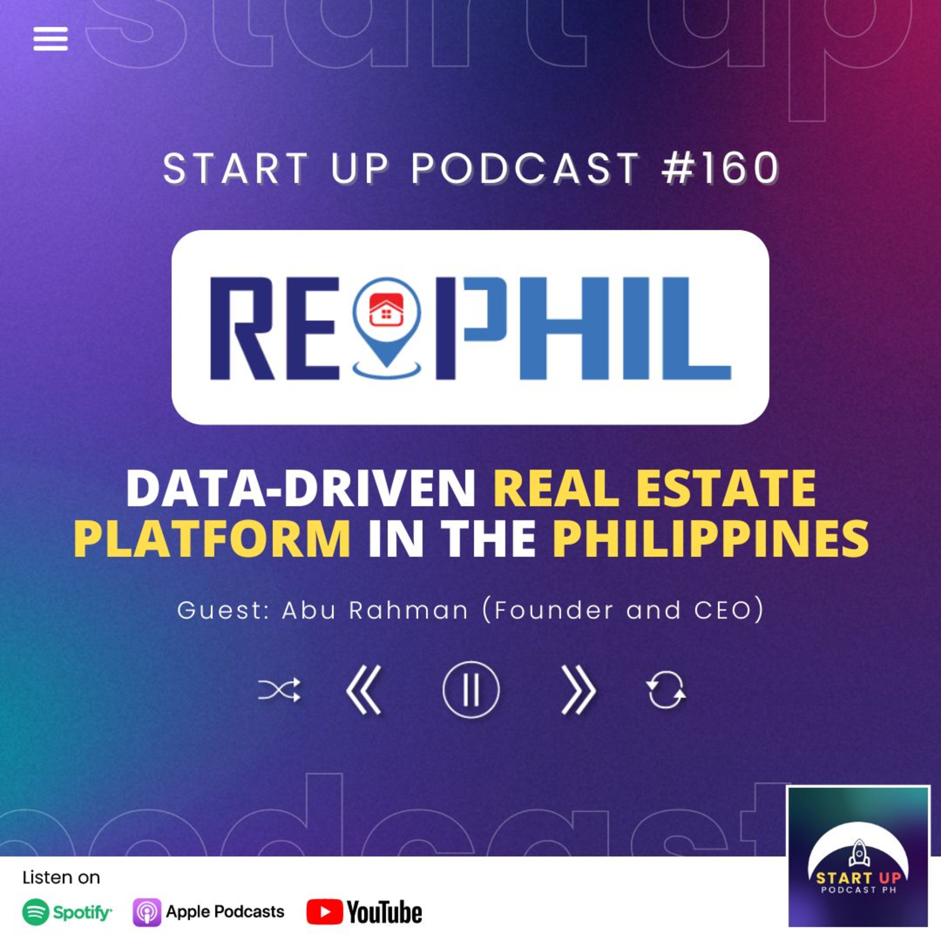 Start Up #160: REPHIL Solutions - Data-Driven Real Estate Platform in the Philippines
