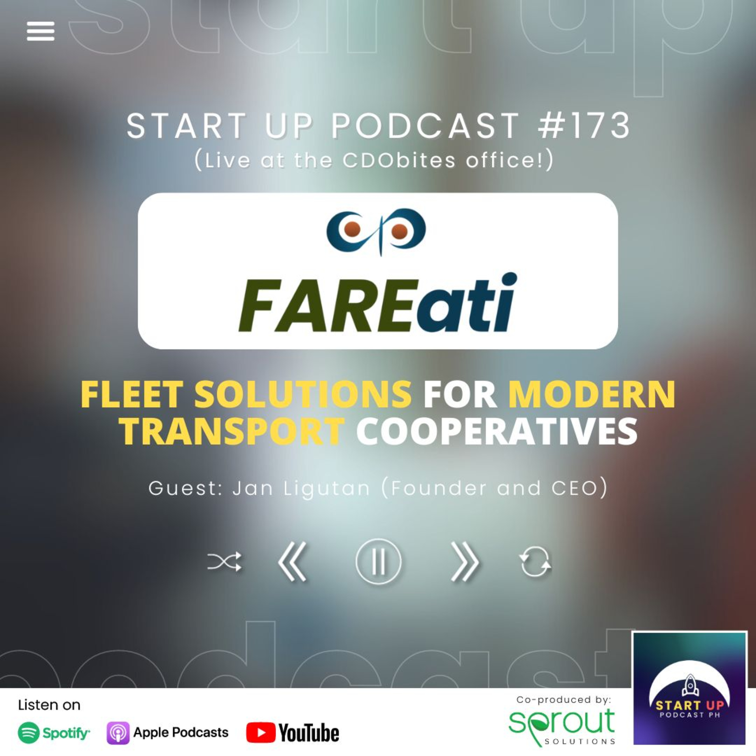 Start Up #173 (LIVE): Perati - Fleet Solutions for Modern Transport Cooperatives