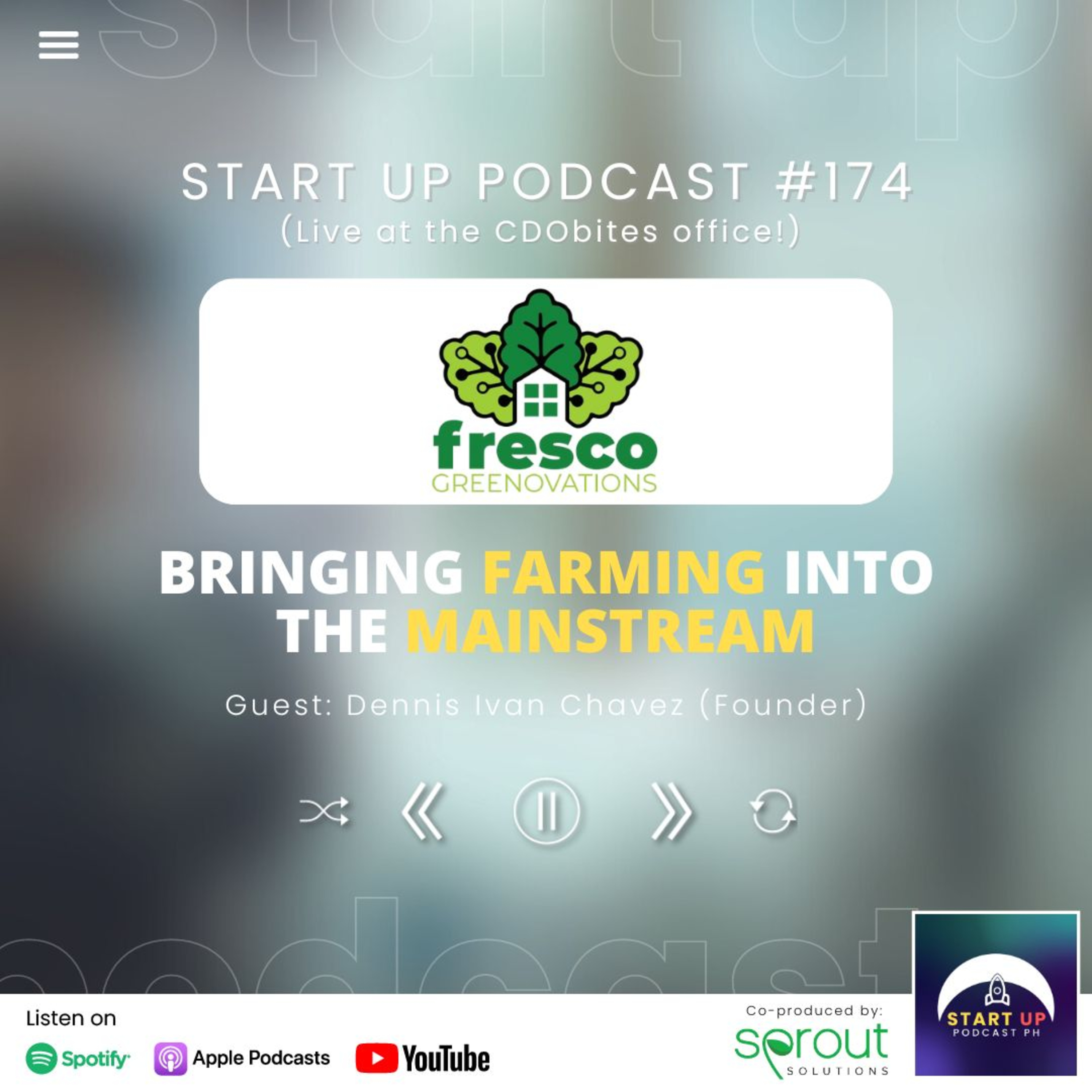 Start Up #174 (LIVE): Fresco Greenovations - Bringing Farming into the Mainstream