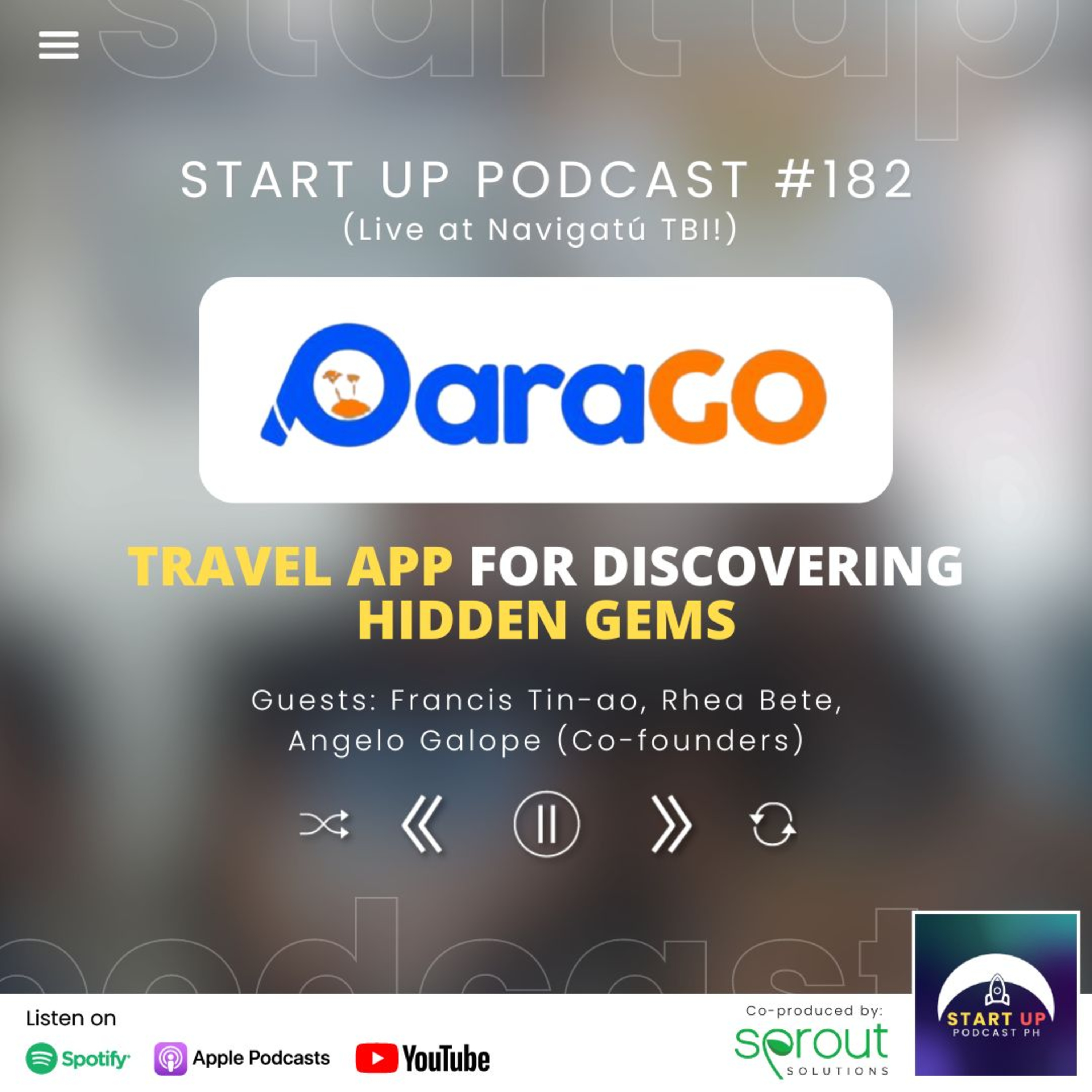 Start Up #182 (LIVE): ParaGO - Travel App for Discovering Hidden Gems