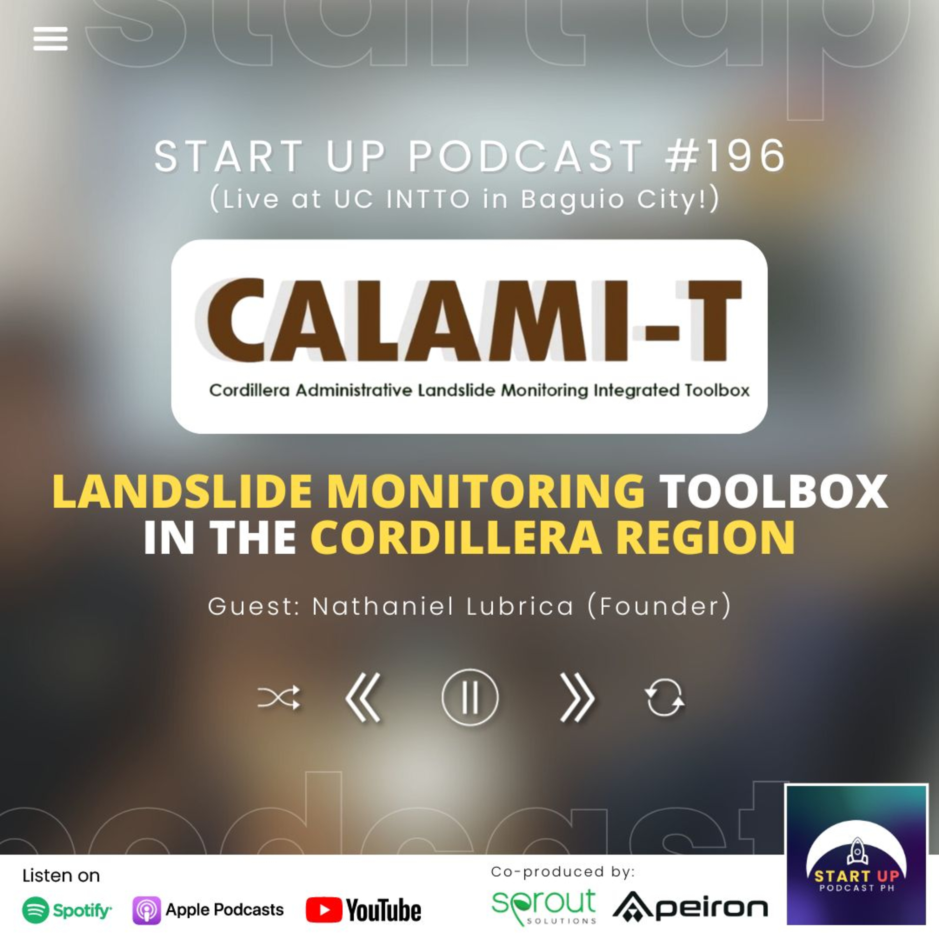 Start Up #196: Calami-T - Landslide Monitoring Toolbox in the Cordillera Region
