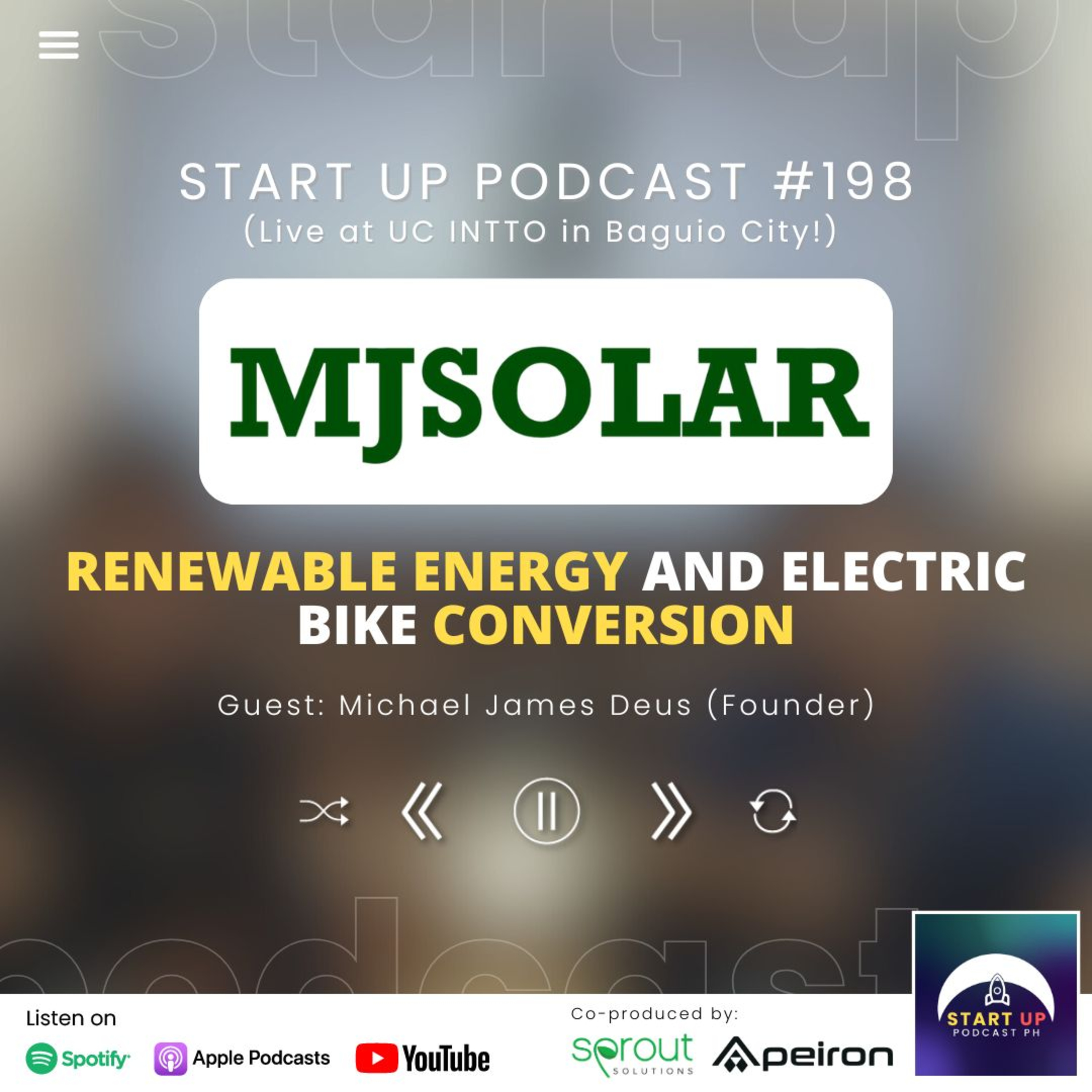 Start Up #198 (LIVE): MJSolar - Renewable Energy and Electric Bike Conversion
