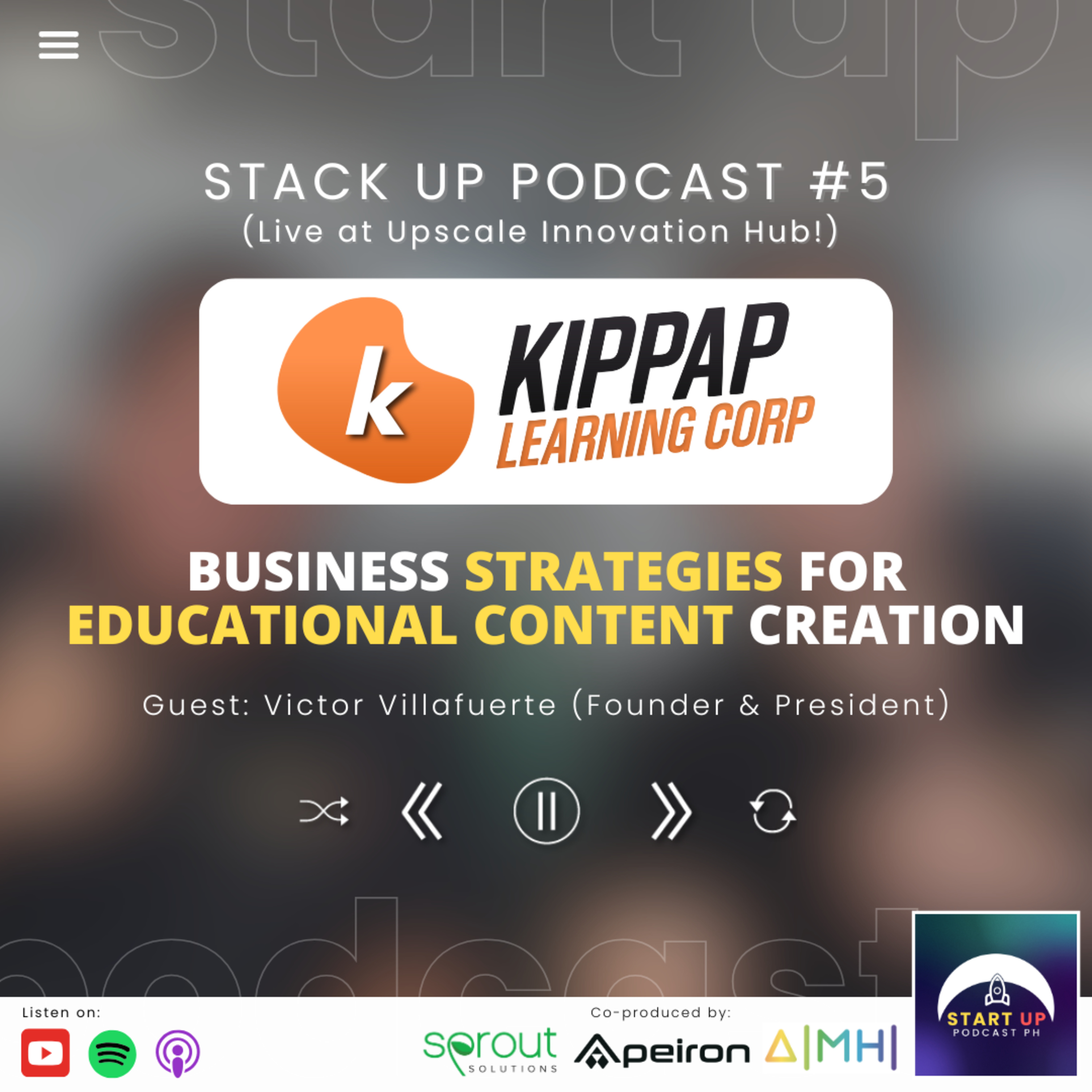 Stack Up #5 (LIVE): Kippap Learning - Business Strategies for Educational Content Creation