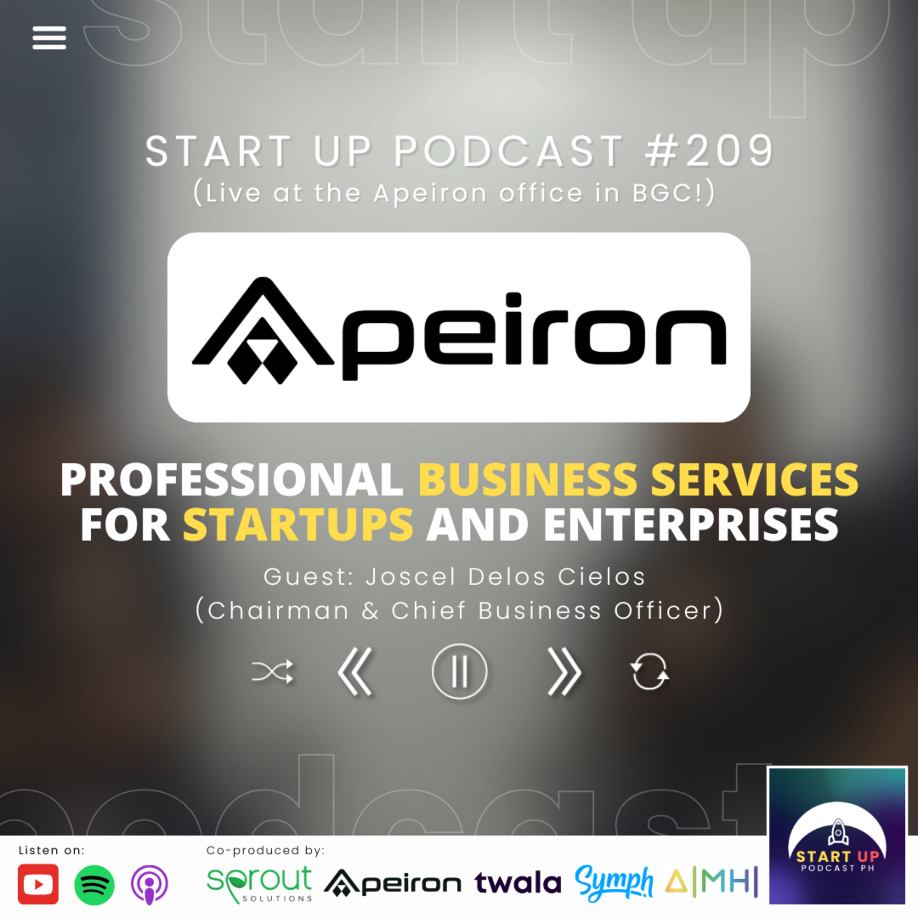 Start Up #209: Apeiron - Professional Business Services for Startups and Enterprises