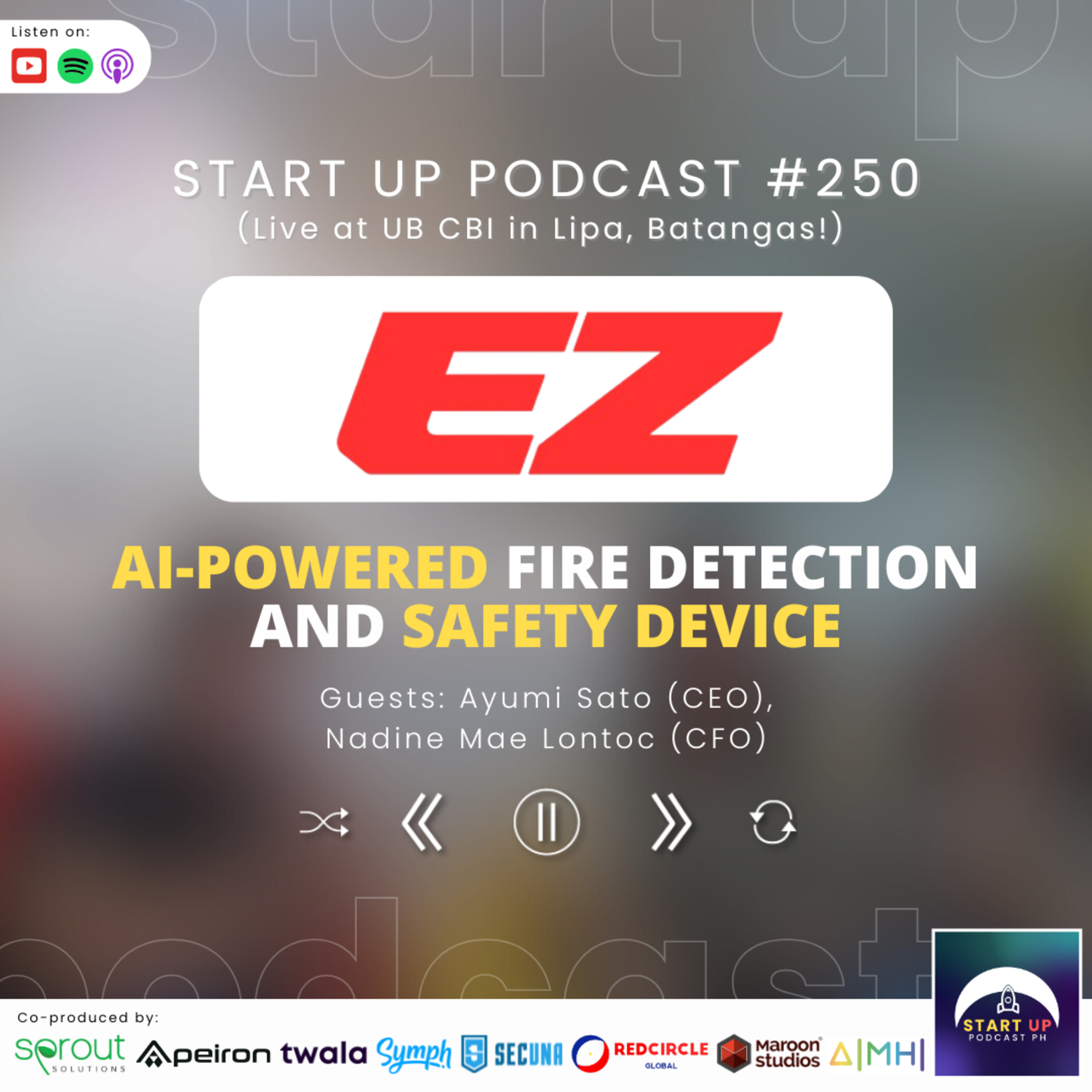 Start Up #250: EZ - AI-Powered Fire Detection and Safety Device