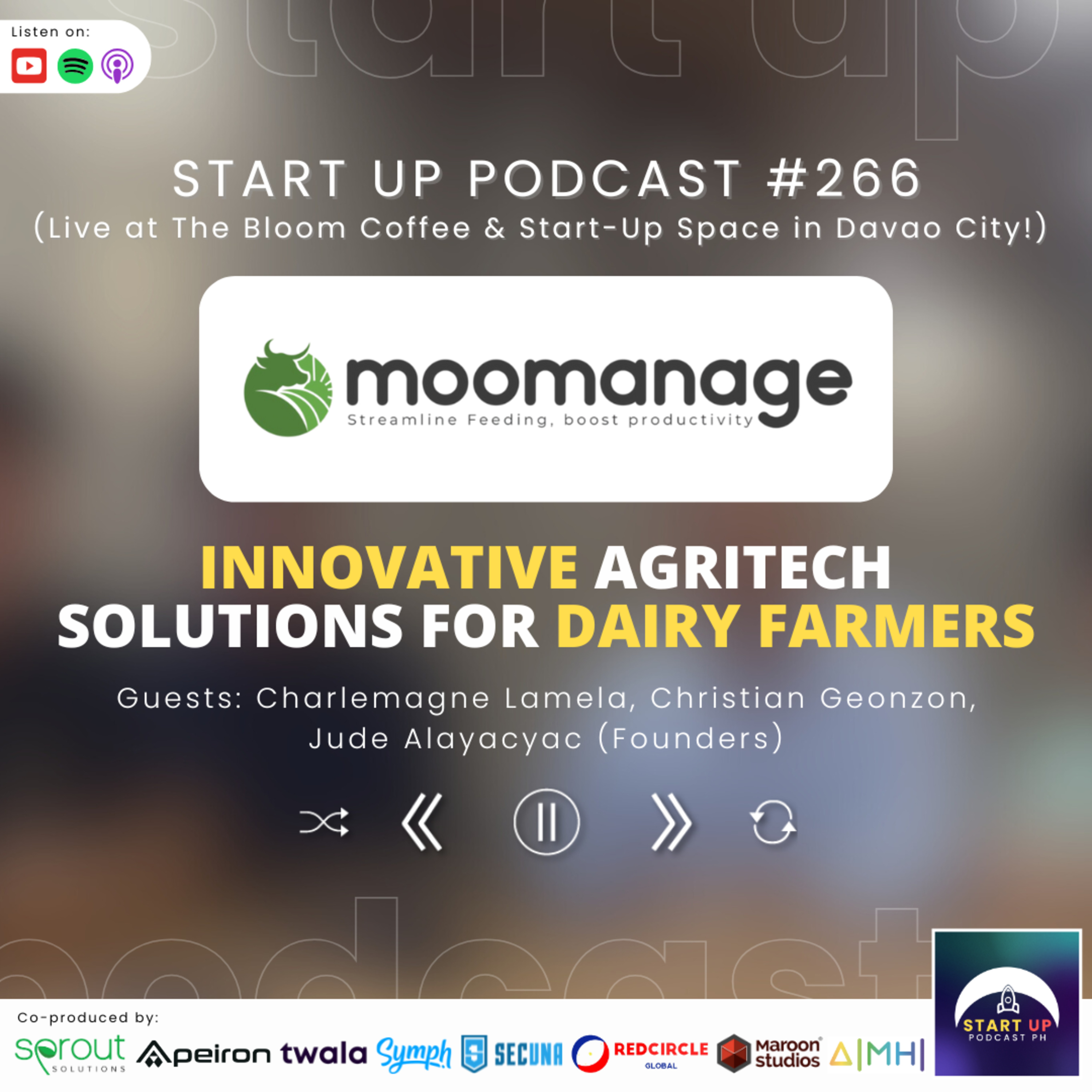 Start Up #266: MooManage - Innovative Agritech Solutions for Dairy Farmers