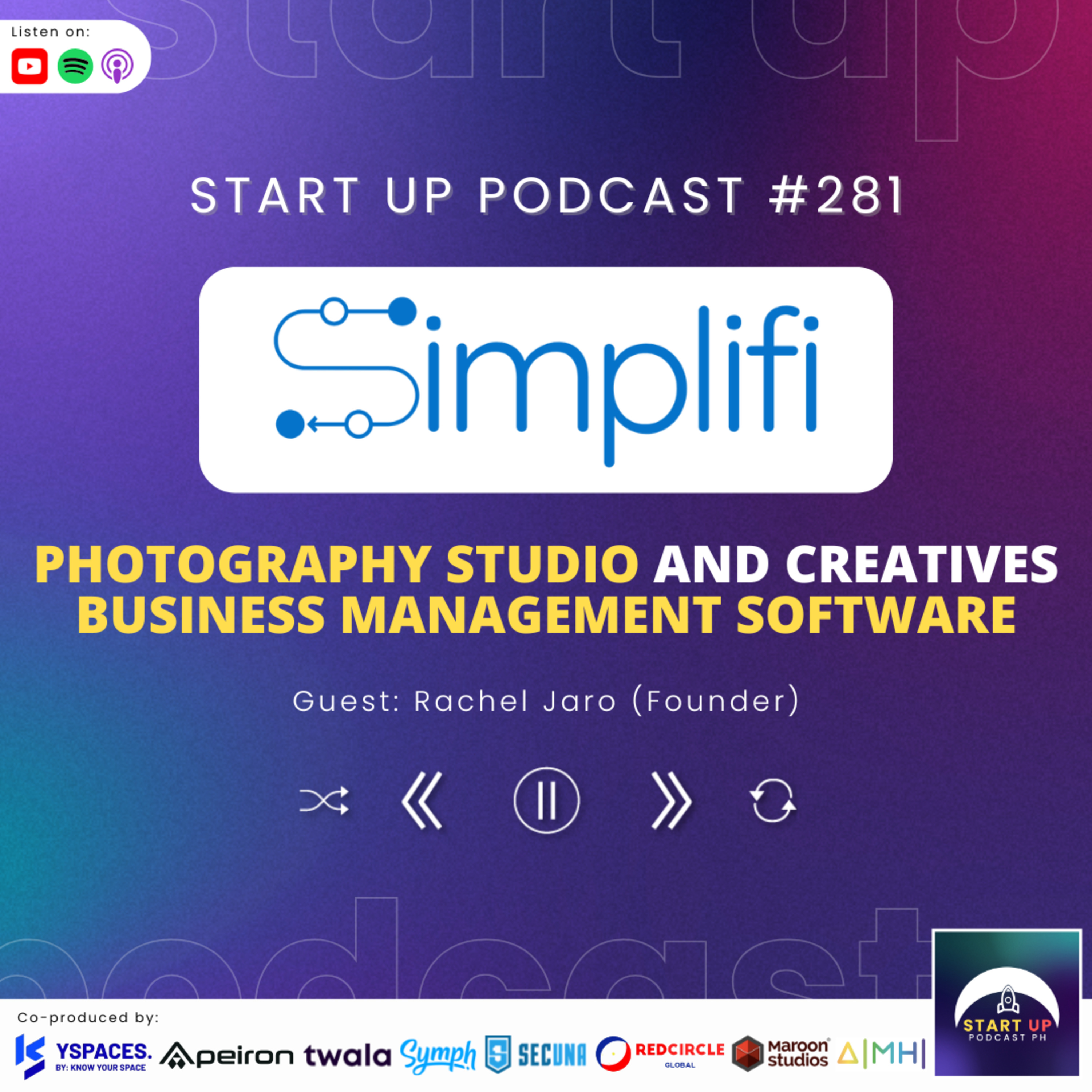Start Up #281: Simplifi Studio - Photography Studio and Creatives Business Management Software