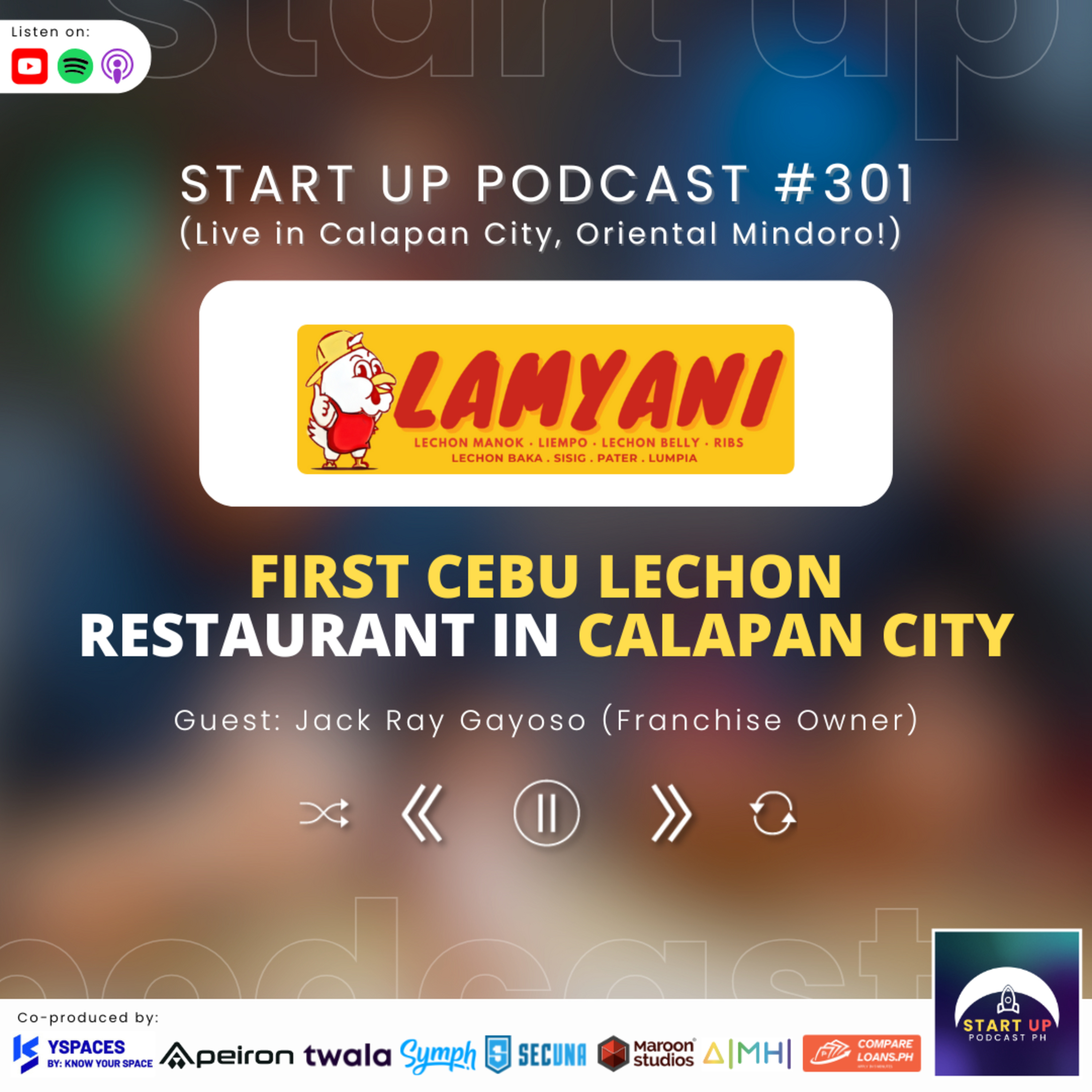 Start Up #301: Lamyani Calapan - First Cebu Lechon Restaurant in Calapan City episode artwork
