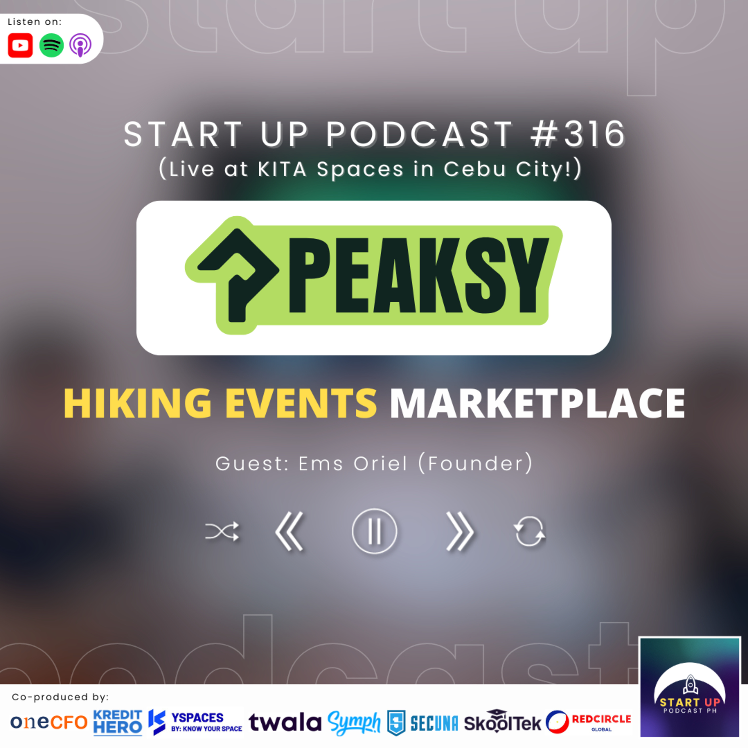 Start Up #316: Peaksy - Hiking Events Marketplace