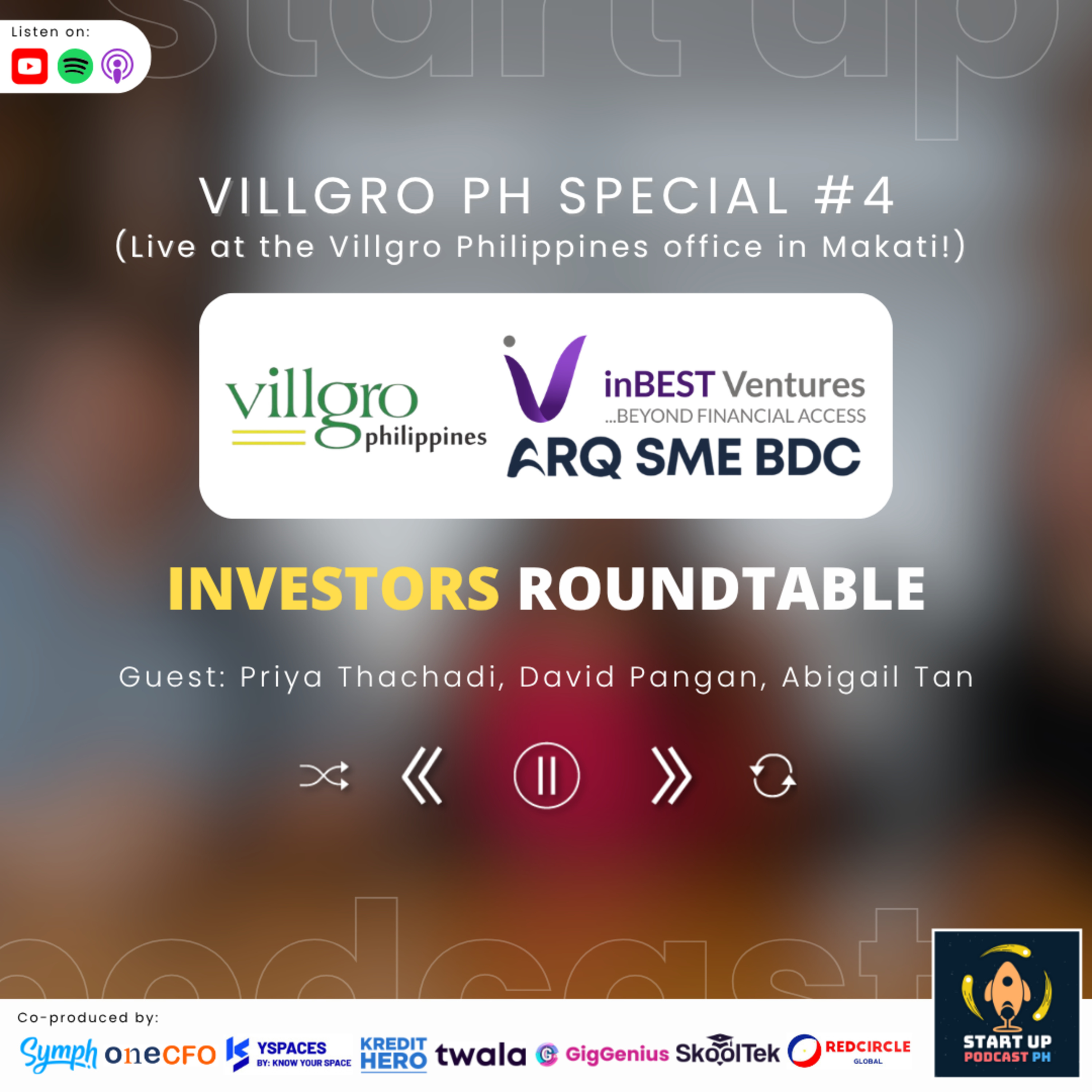 Villgro PH Special #4: Investors Roundtable (Villgro Philippines, inBEST Ventures, ARQ Capital) episode artwork